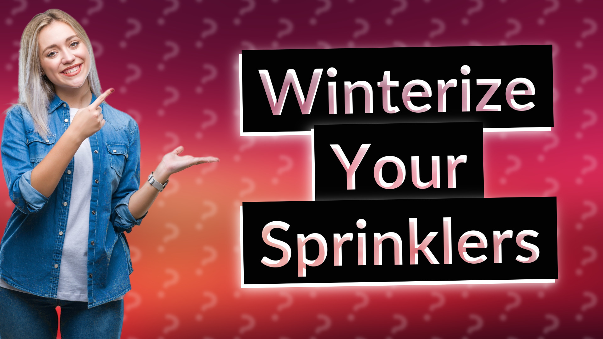 Winterize Your Sprinklers