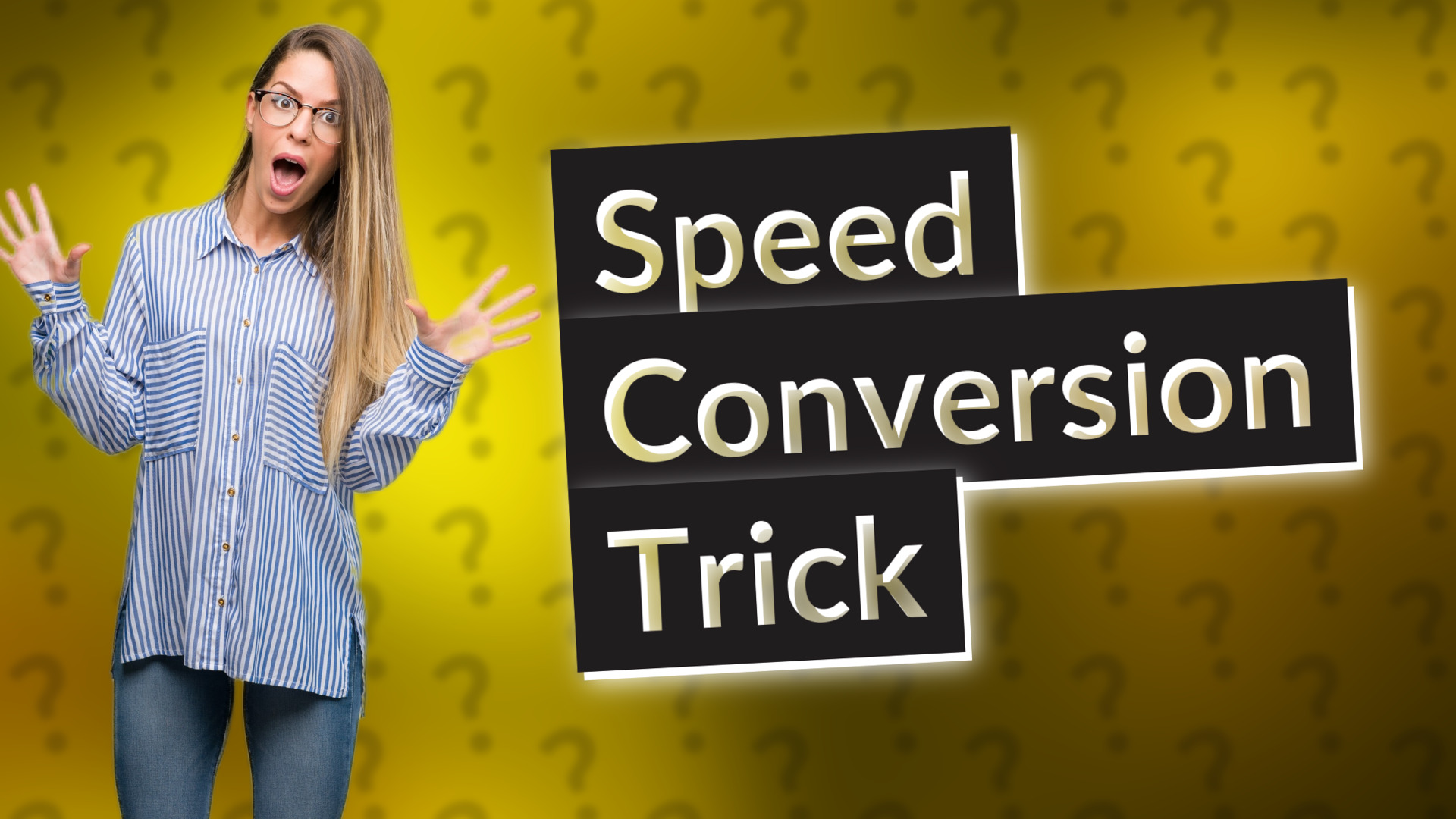 Speed Conversion Trick