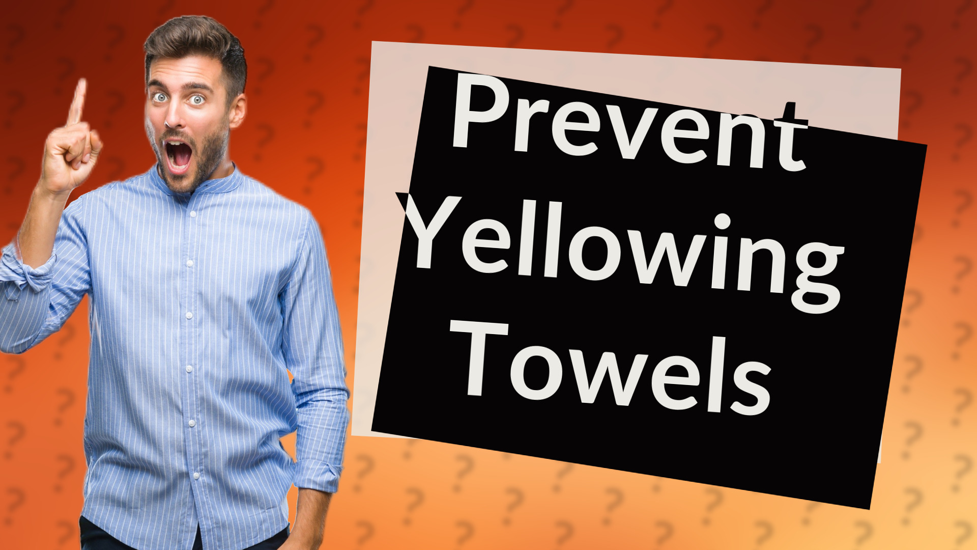 Prevent Yellowing Towels
