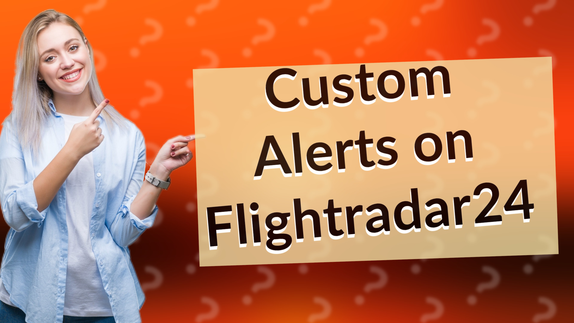 Custom Alerts on Flightradar24