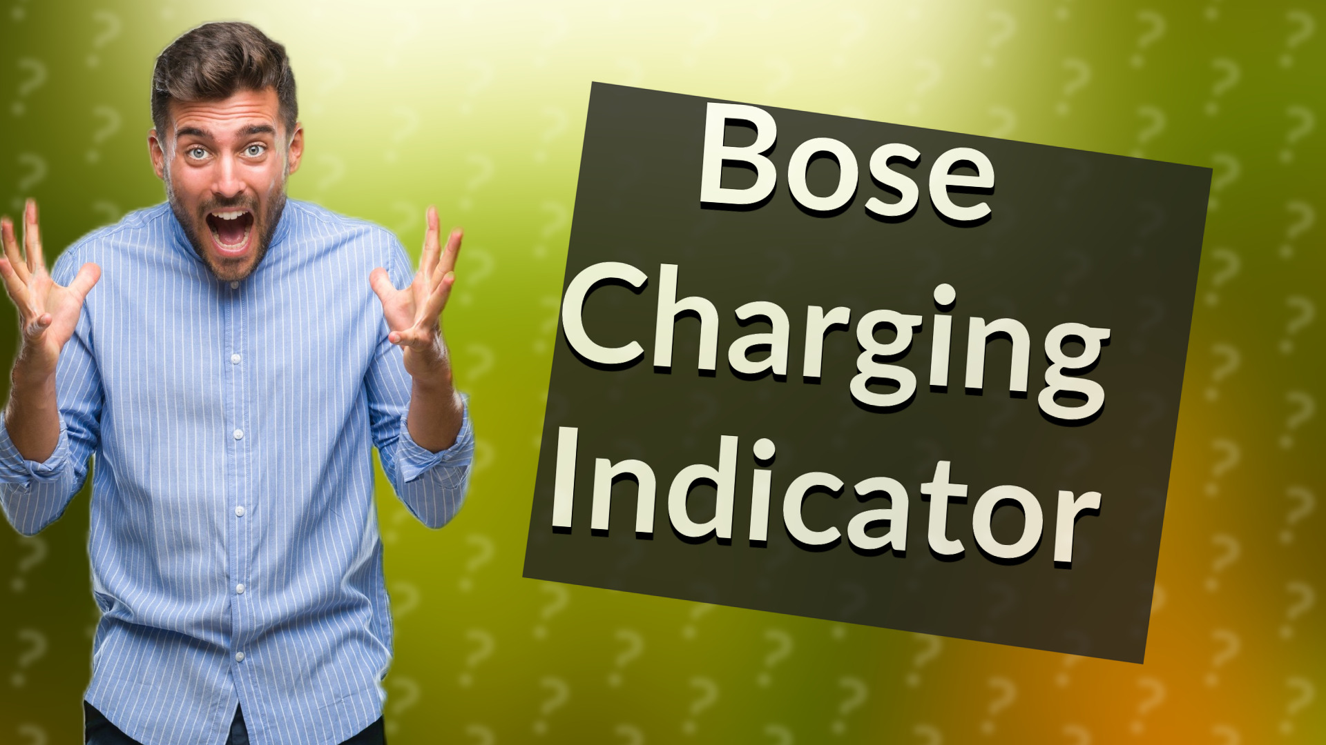 Bose Charging Indicator