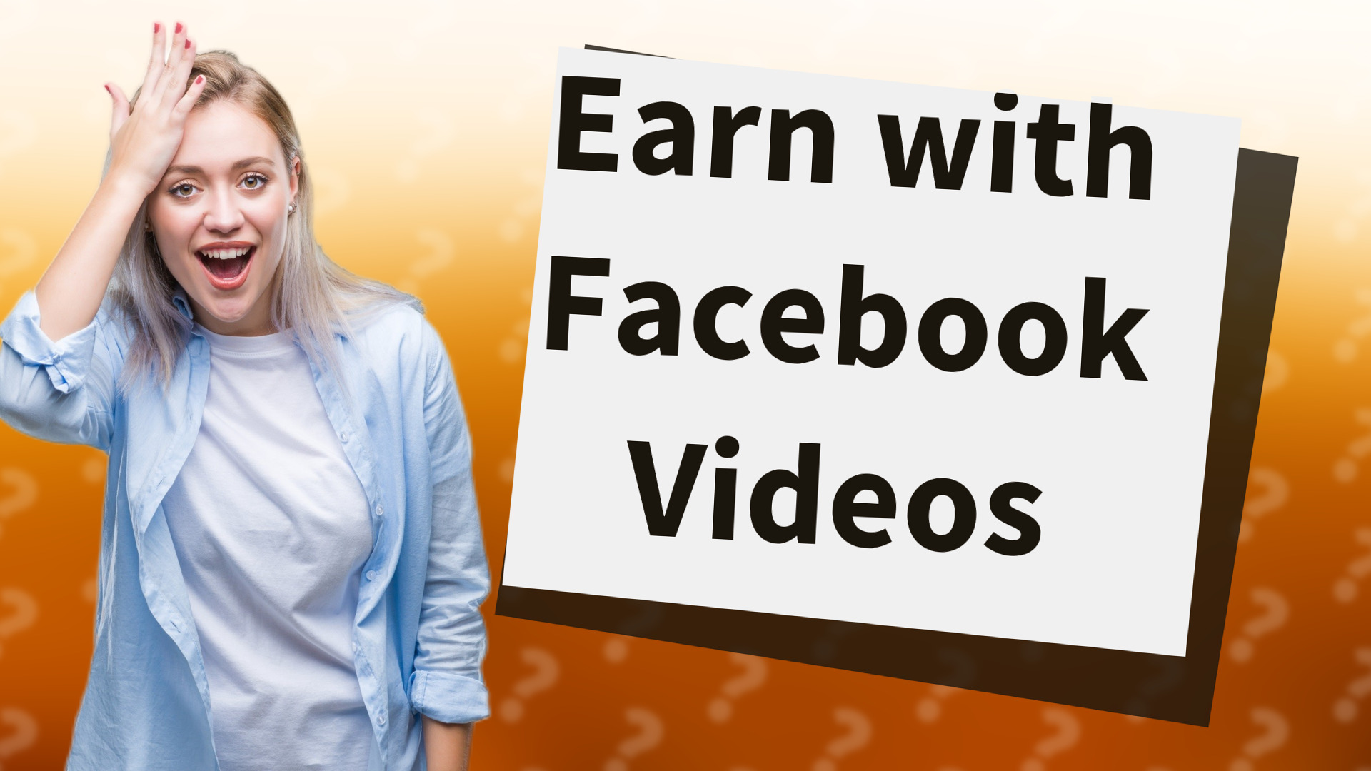 Earn with Facebook Videos