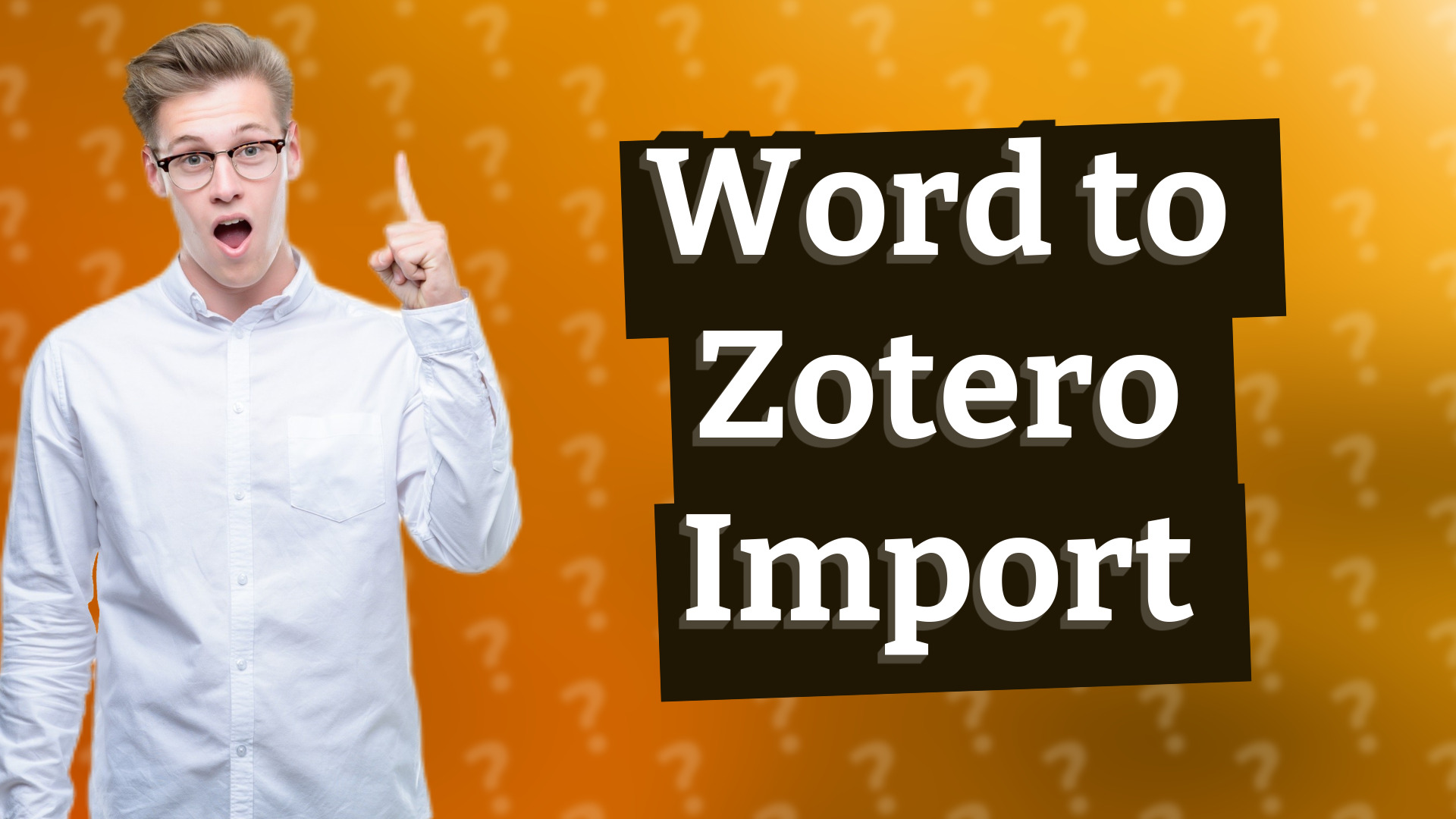 Word to Zotero Import