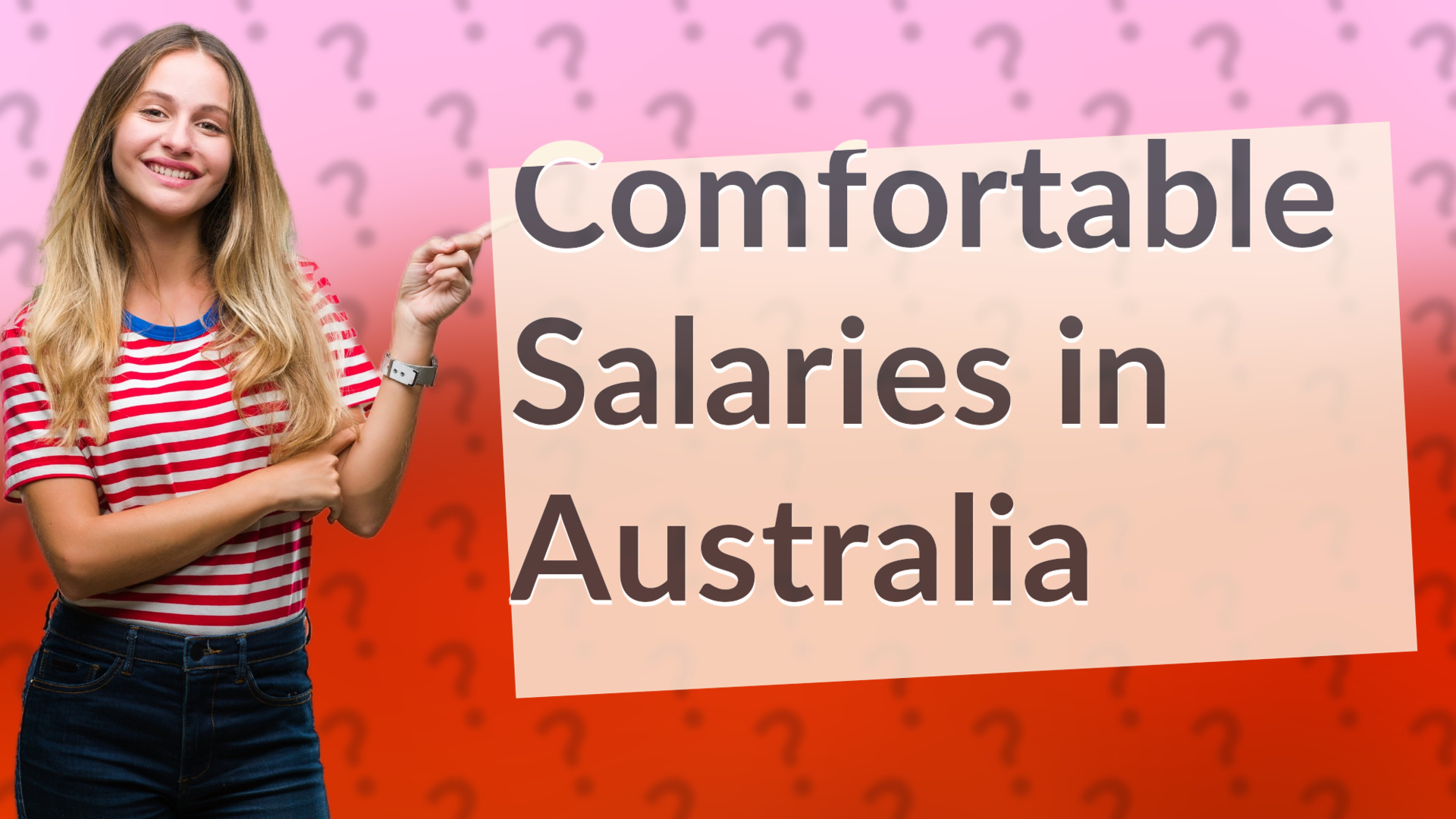 Comfortable Salaries in Australia
