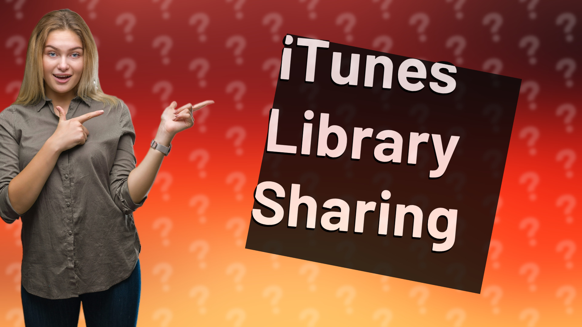 iTunes Library Sharing