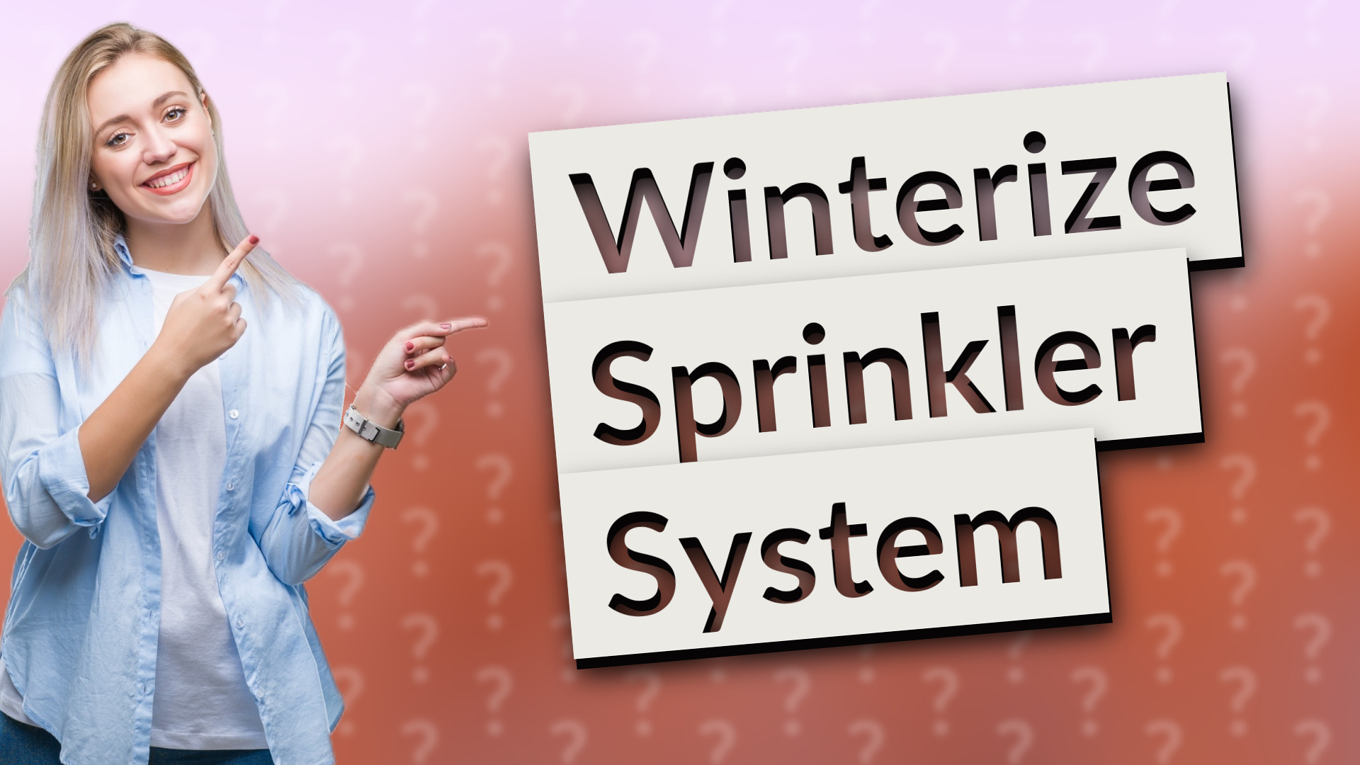 Winterize Sprinkler System