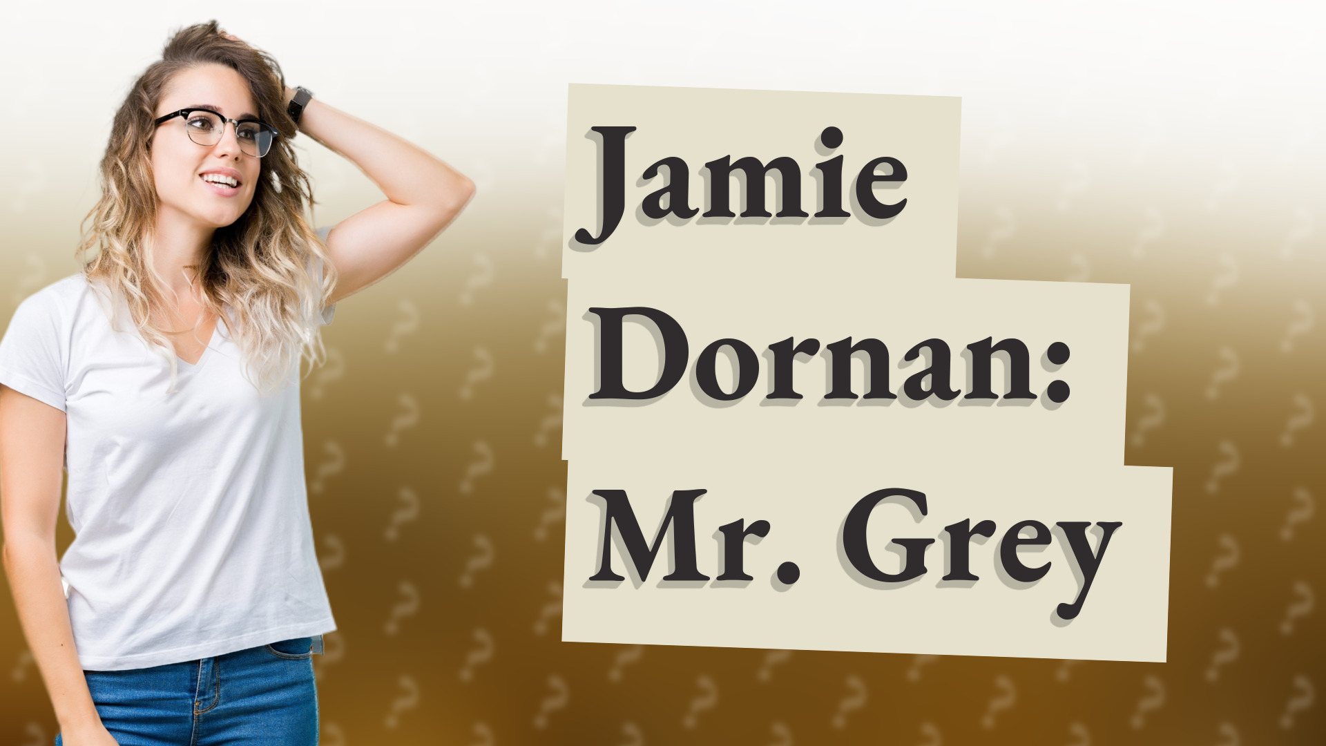 Jamie Dornan: Mr. Grey