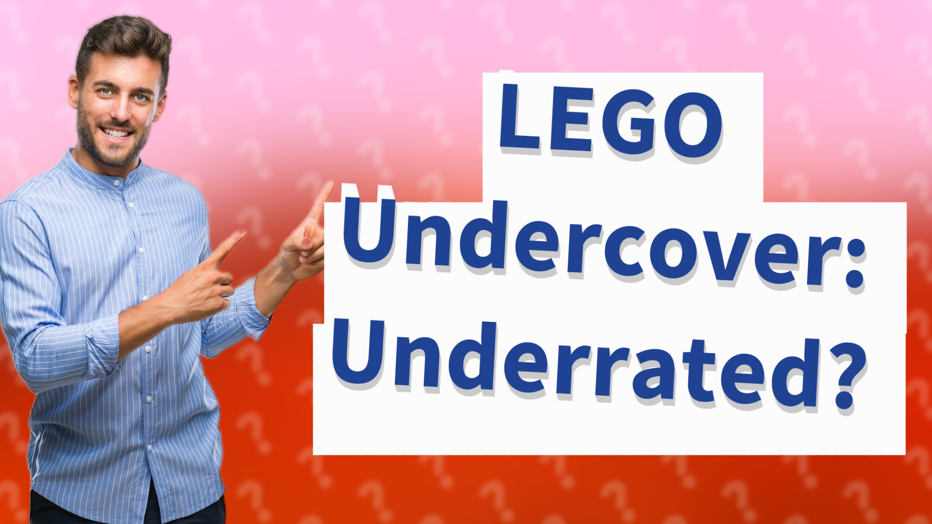 LEGO Undercover: Underrated?