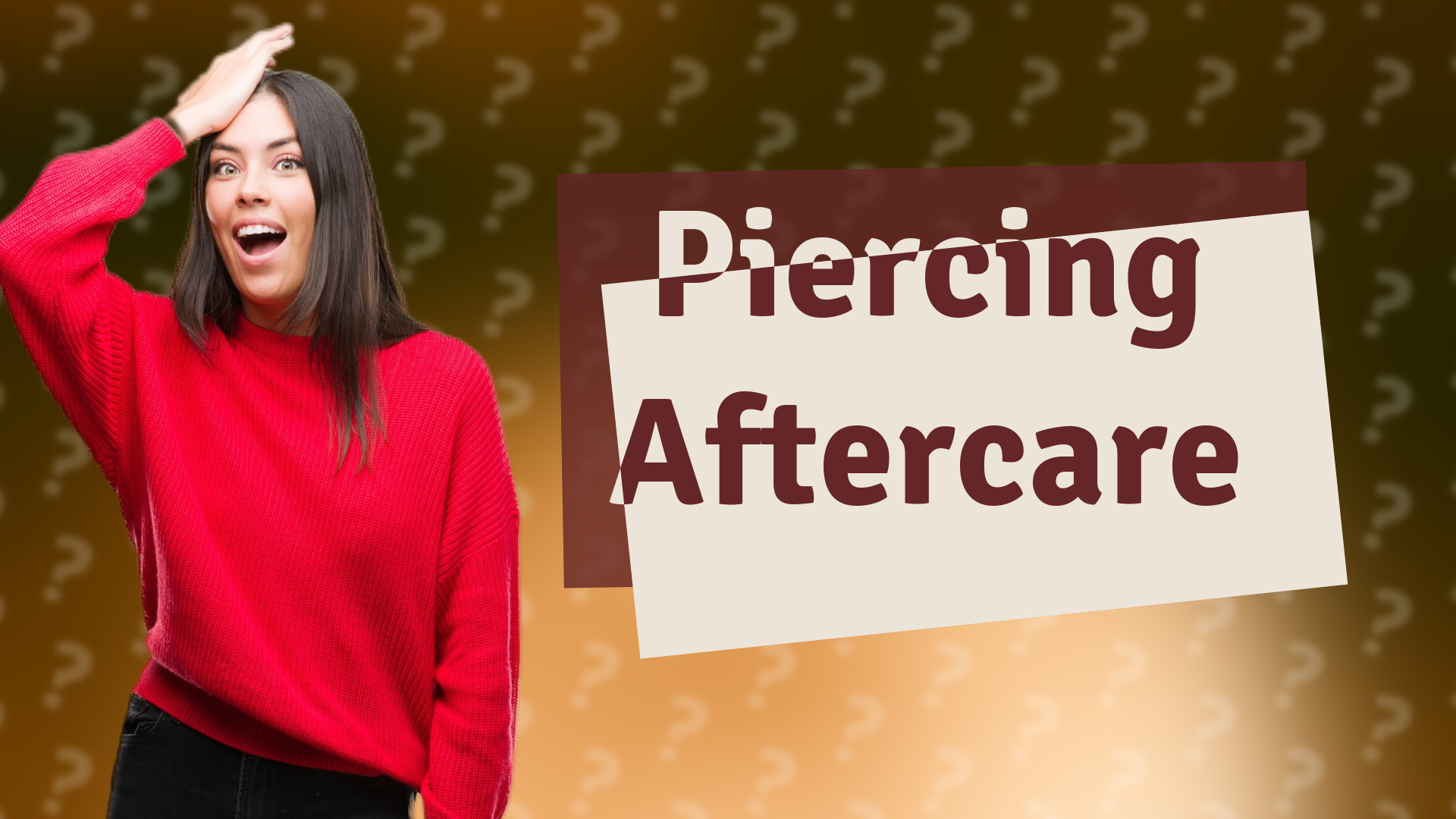 Piercing Aftercare