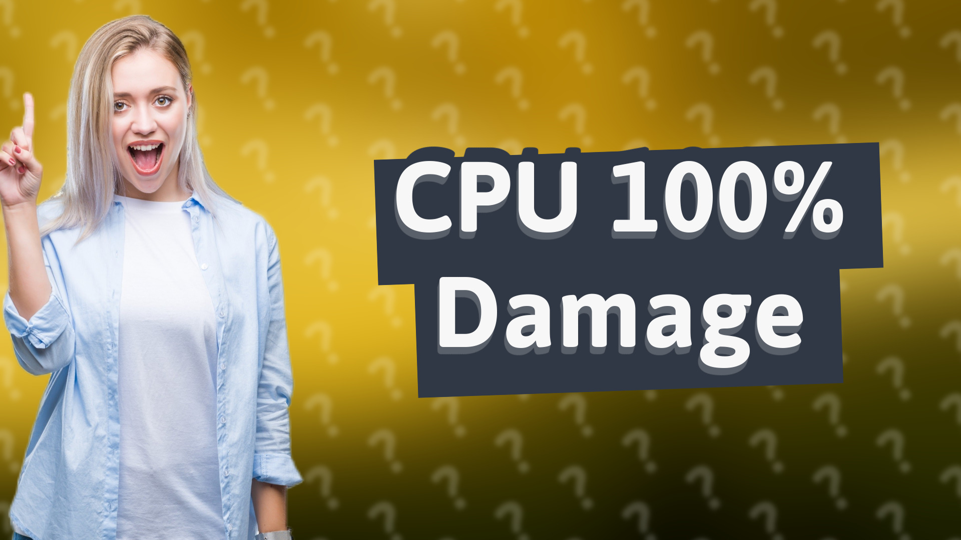 CPU 100% Damage