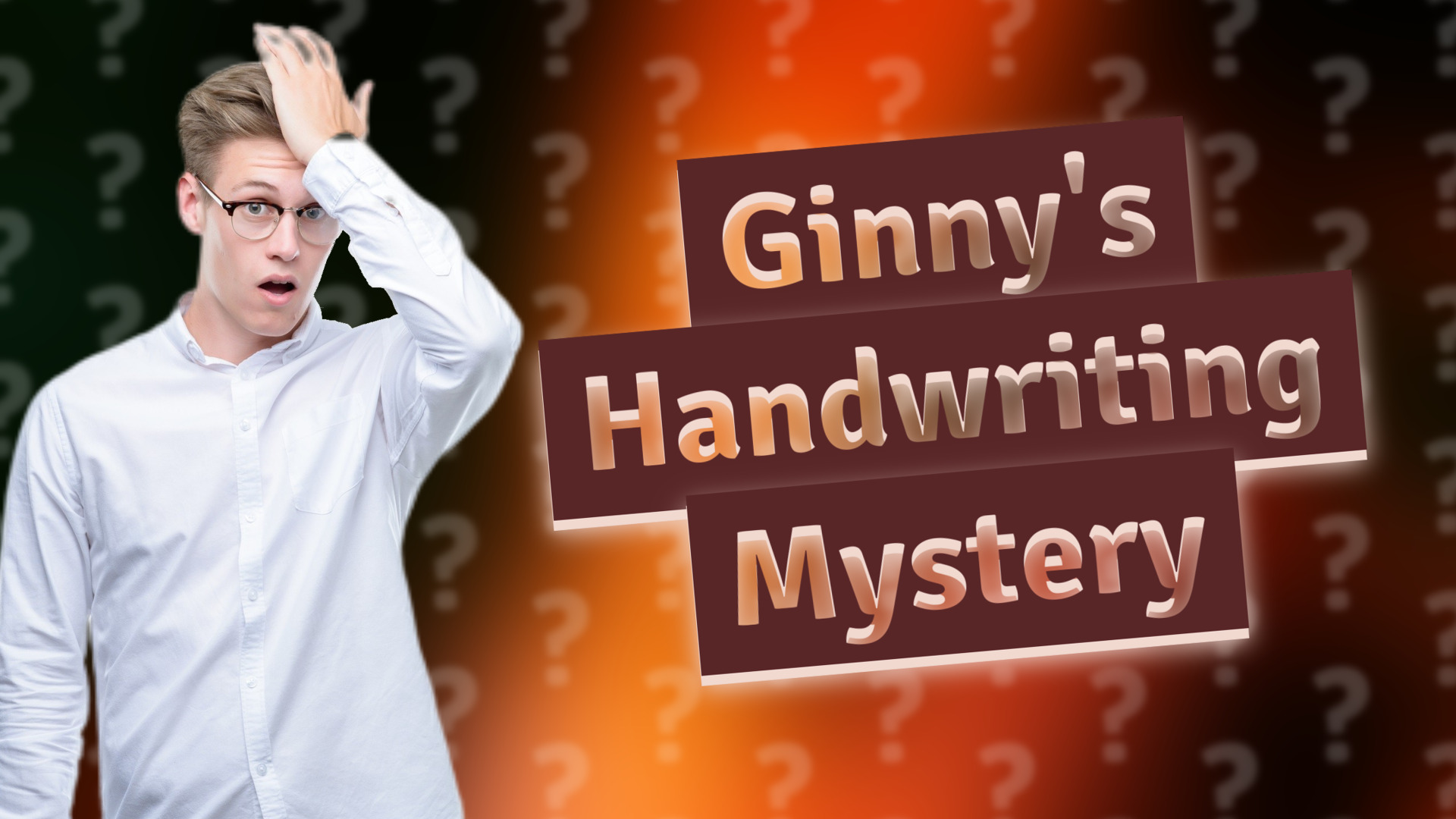Ginny's Handwriting Mystery