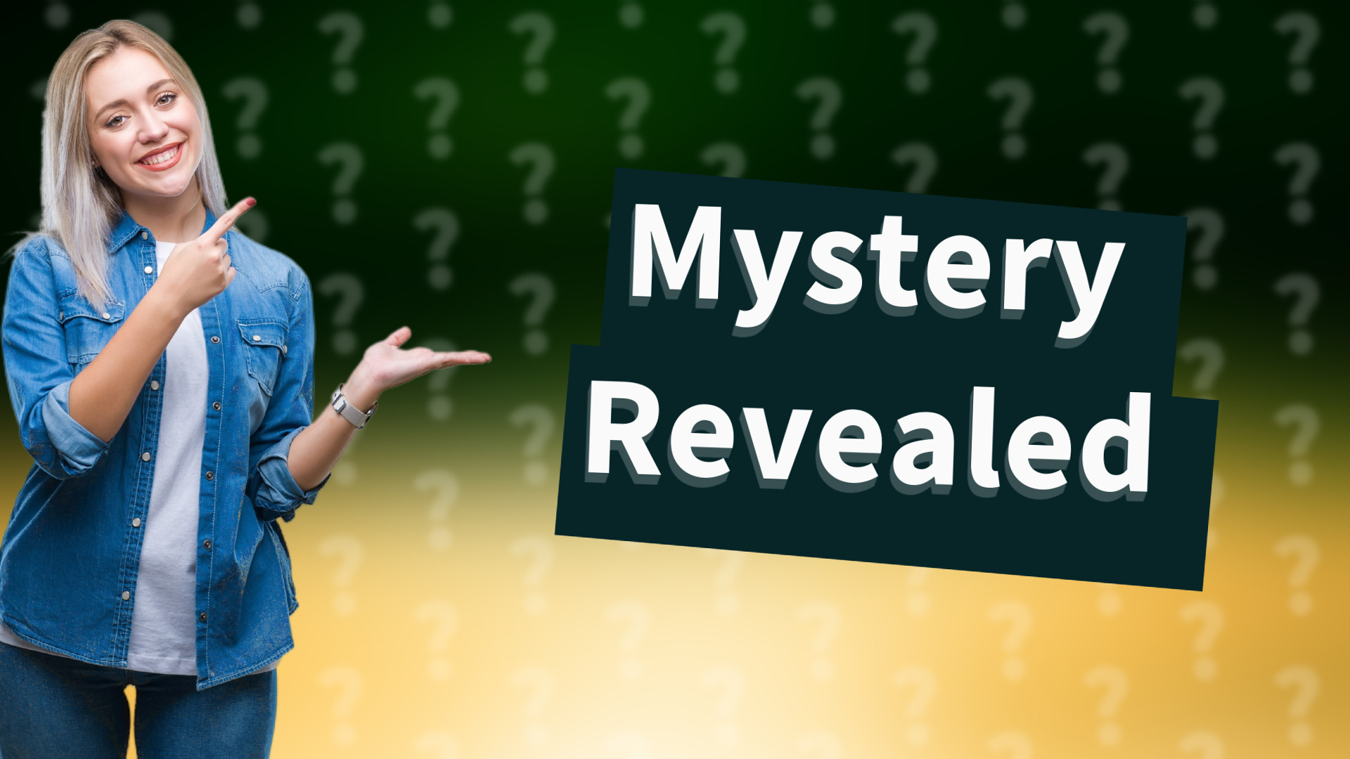 Mystery Revealed