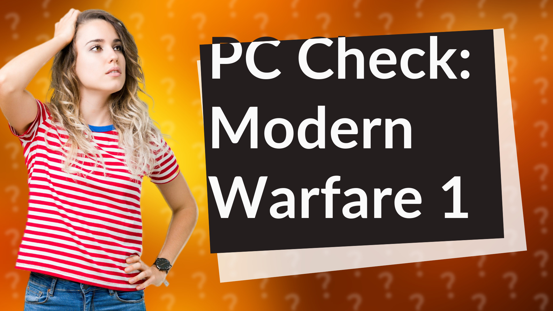 PC Check: Modern Warfare 1