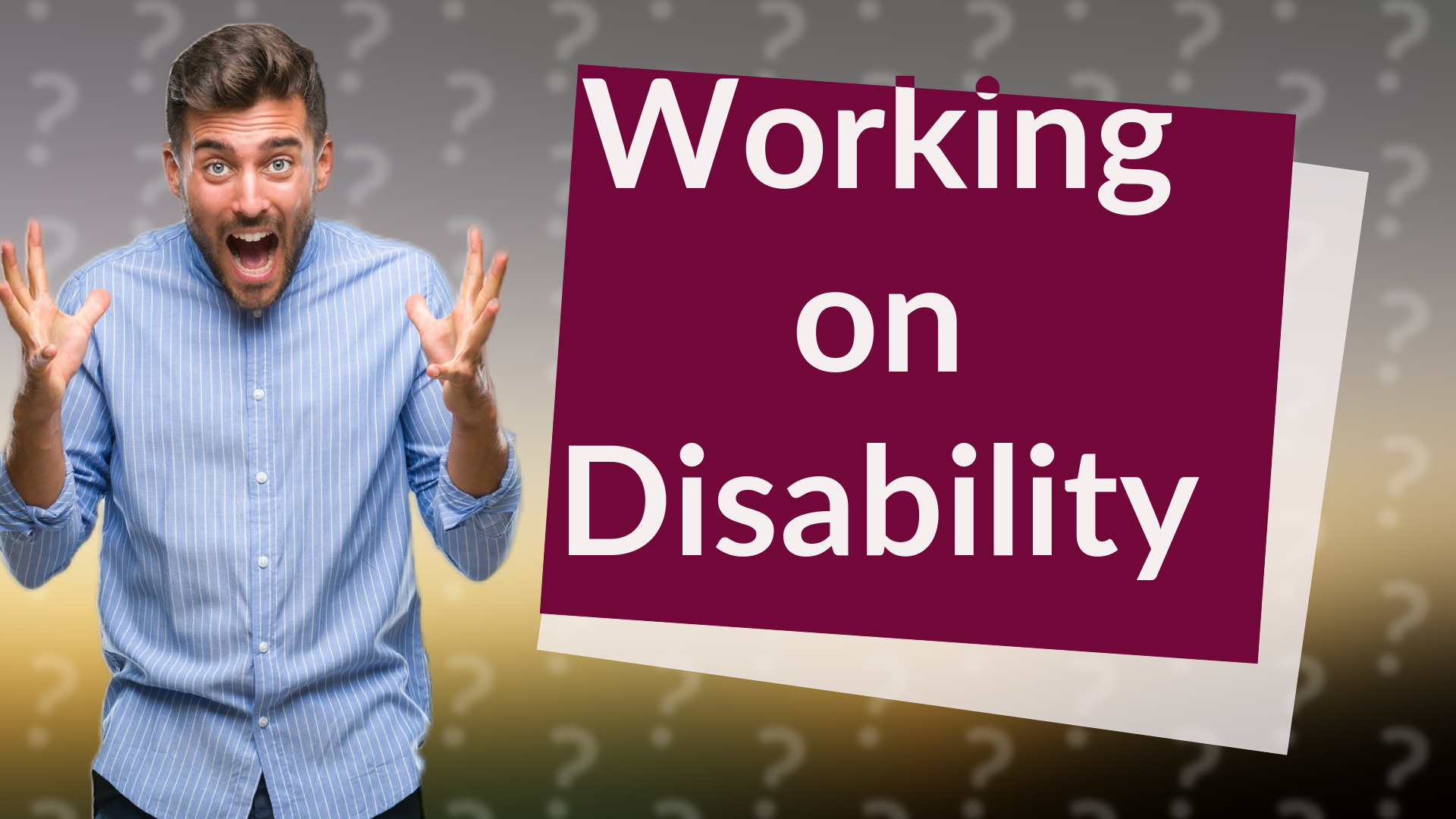 Working on Disability