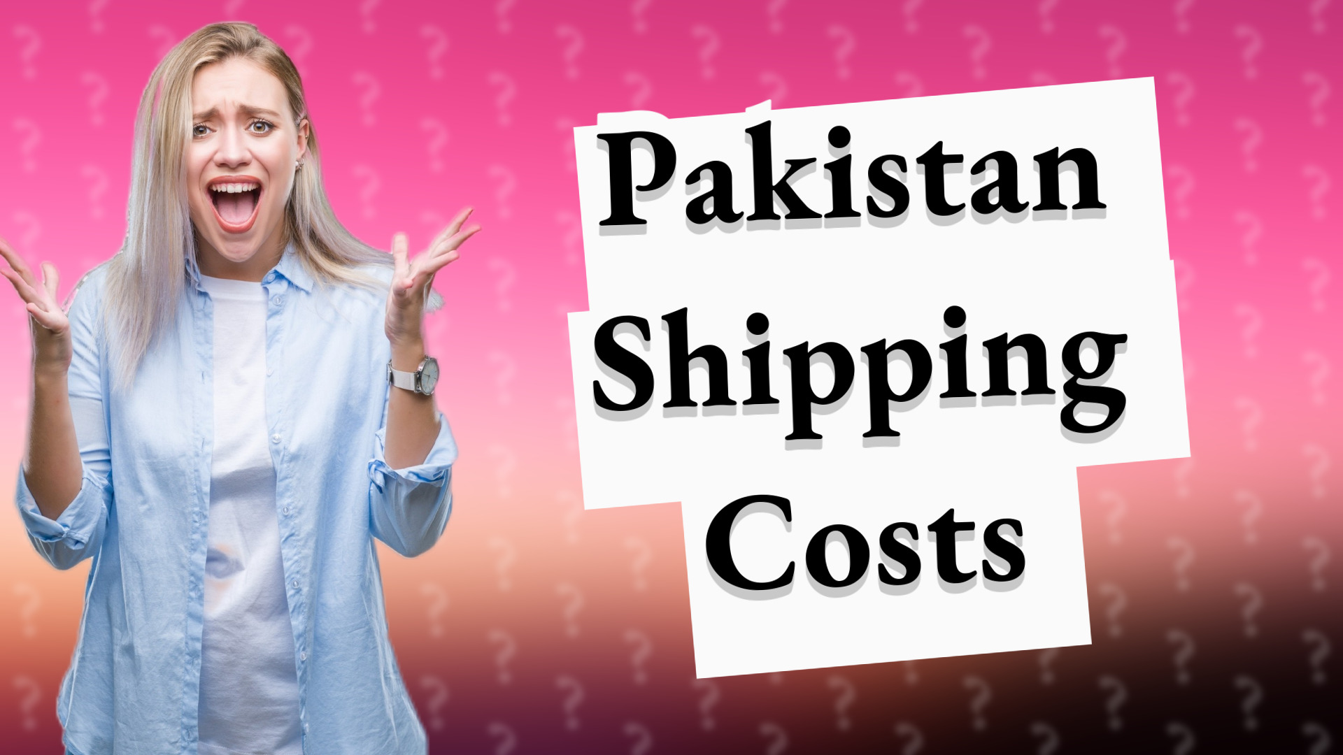 Pakistan Shipping Costs