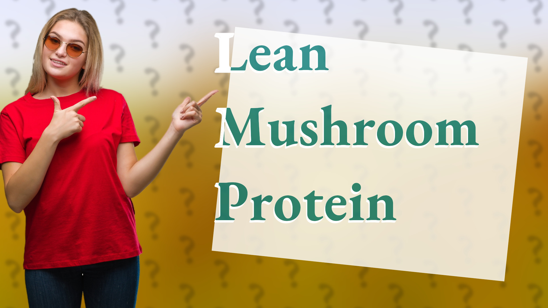Lean Mushroom Protein