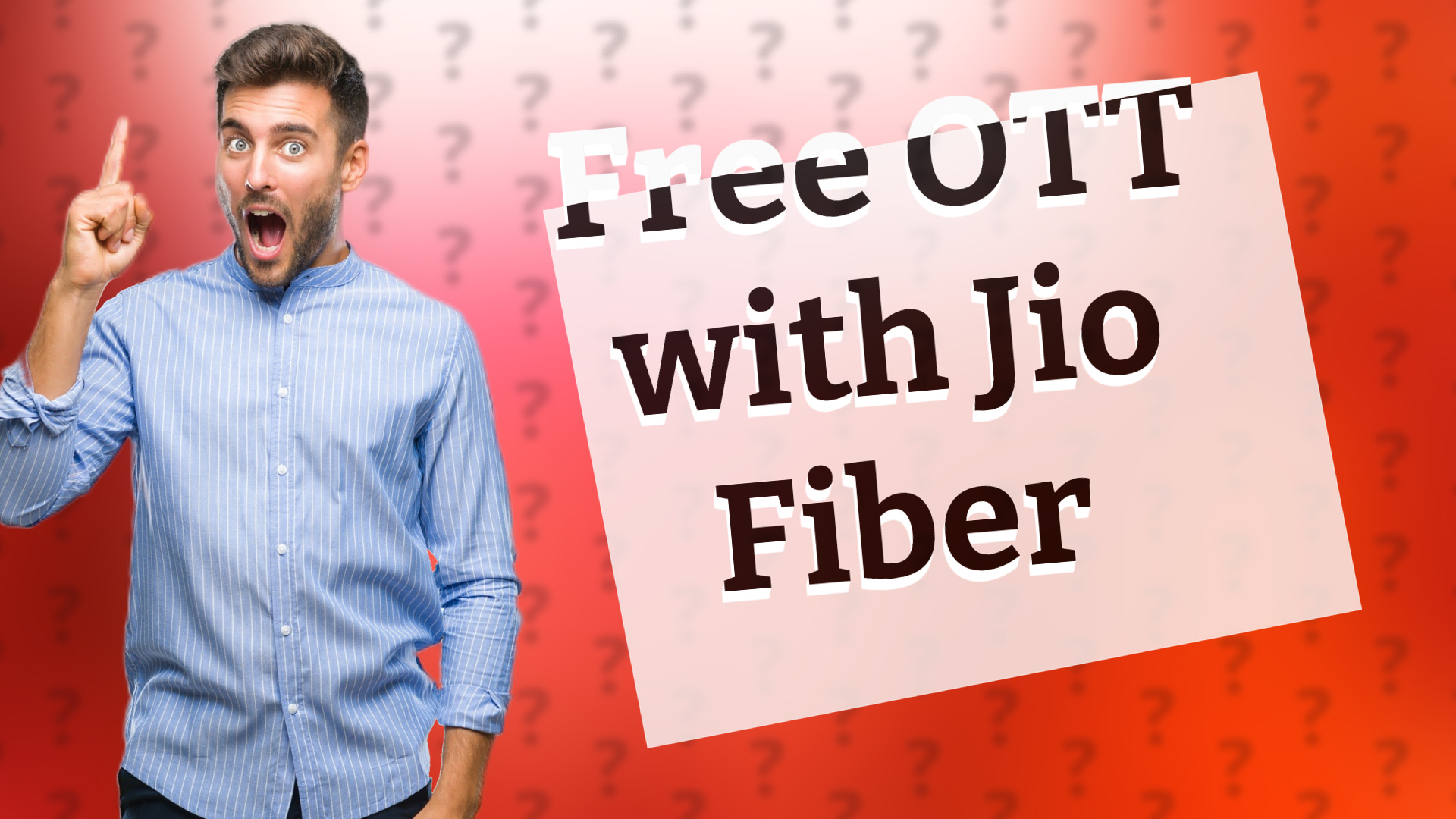 Free OTT with Jio Fiber