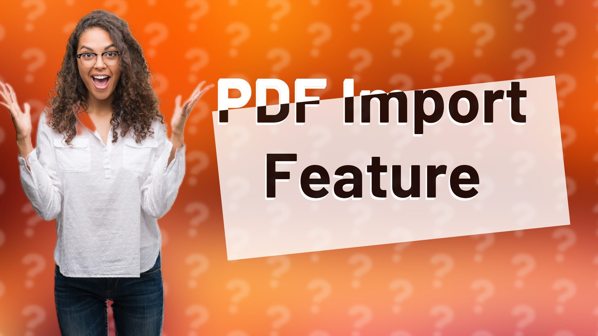 PDF Import Feature