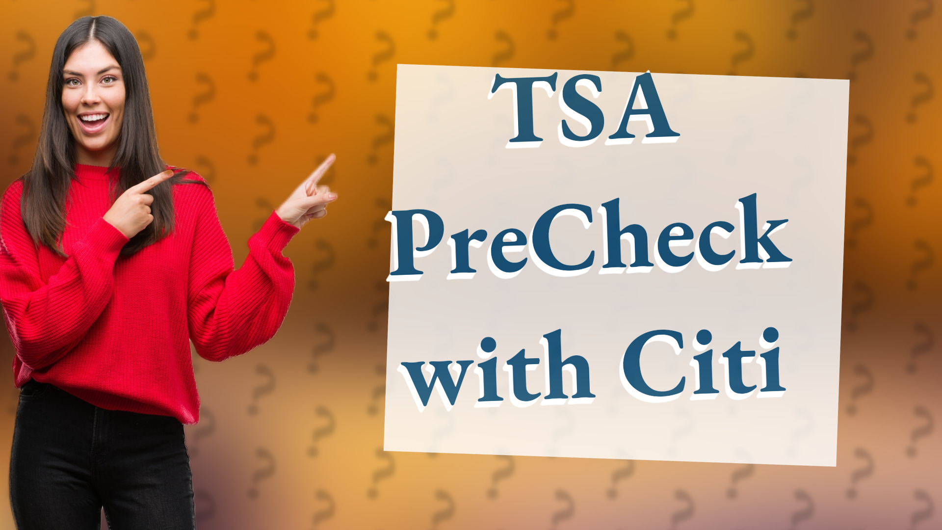 TSA PreCheck with Citi