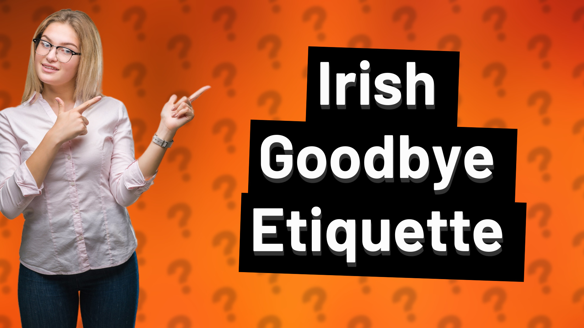 Irish Goodbye Etiquette