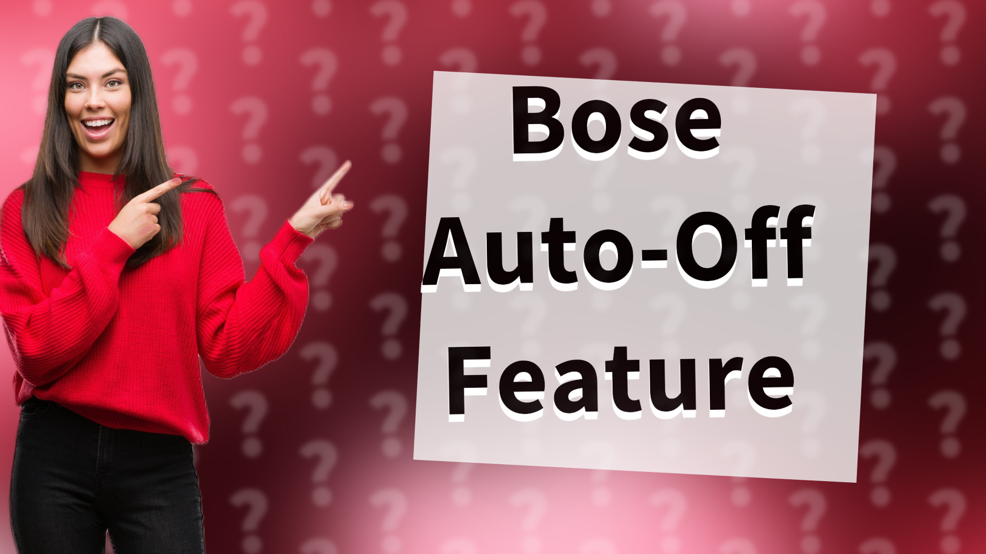 Bose Auto-Off Feature