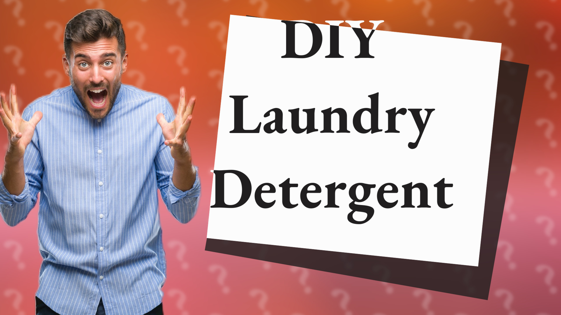 DIY Laundry Detergent
