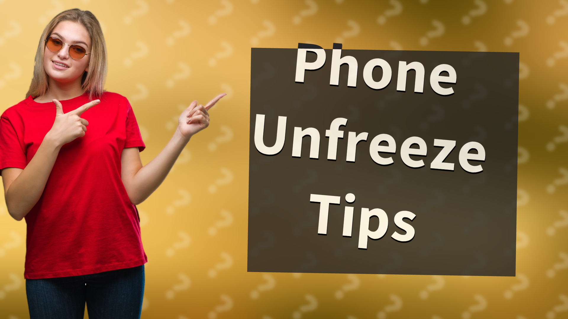 Phone Unfreeze Tips