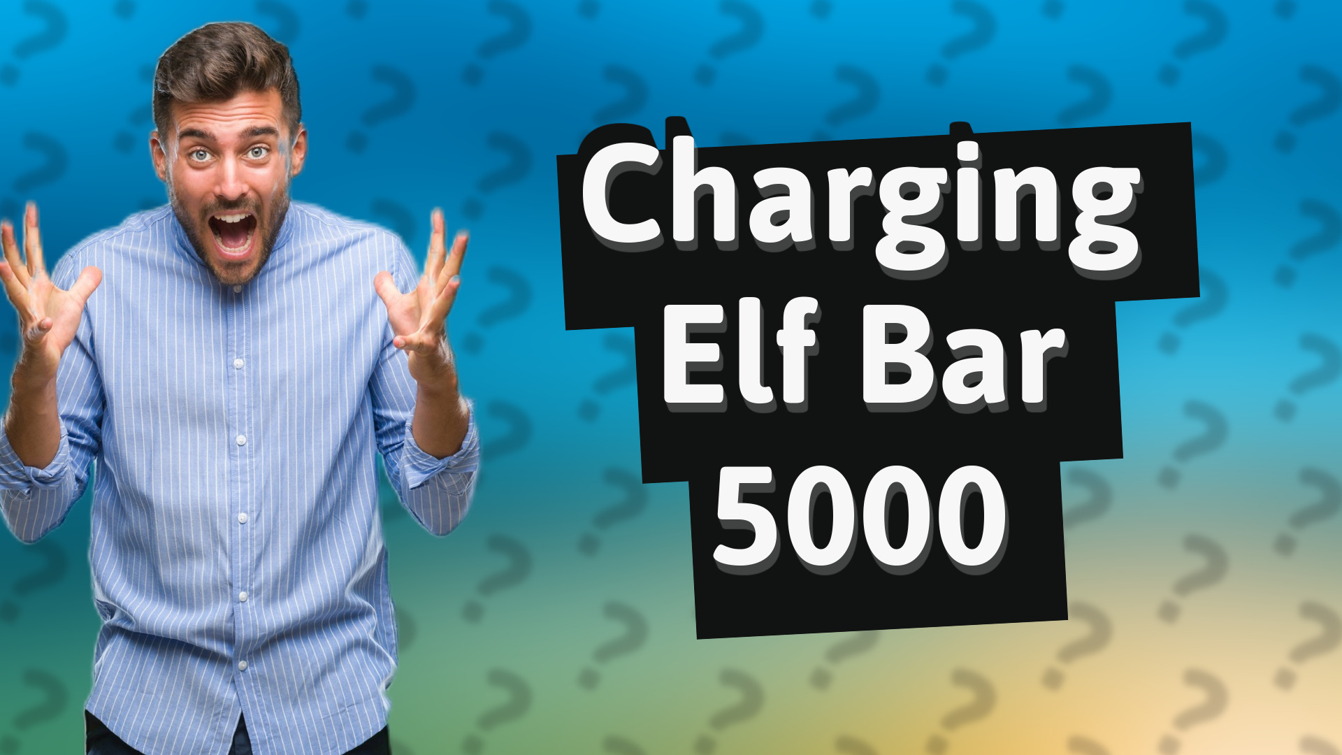 Charging Elf Bar 5000
