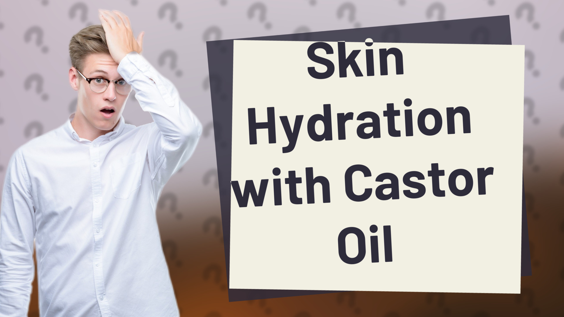 Skin Hydration with Castor Oil