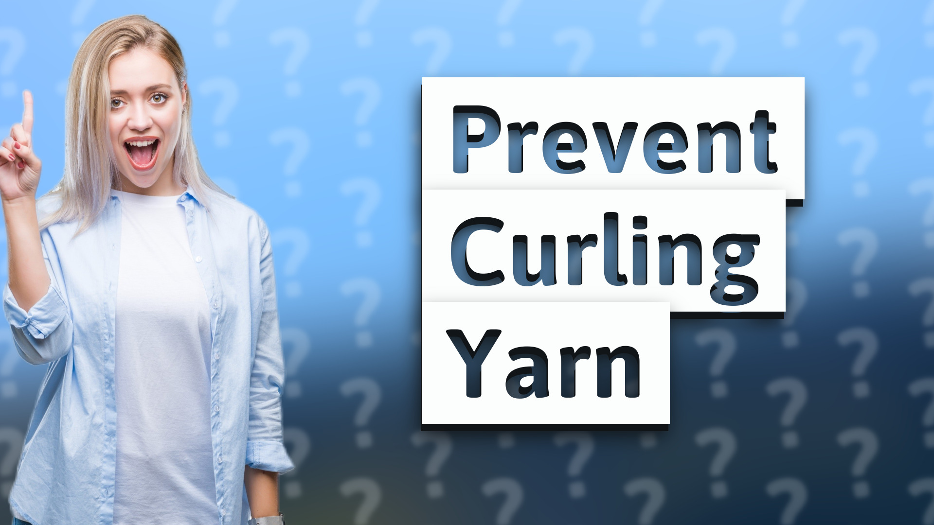 Prevent Curling Yarn
