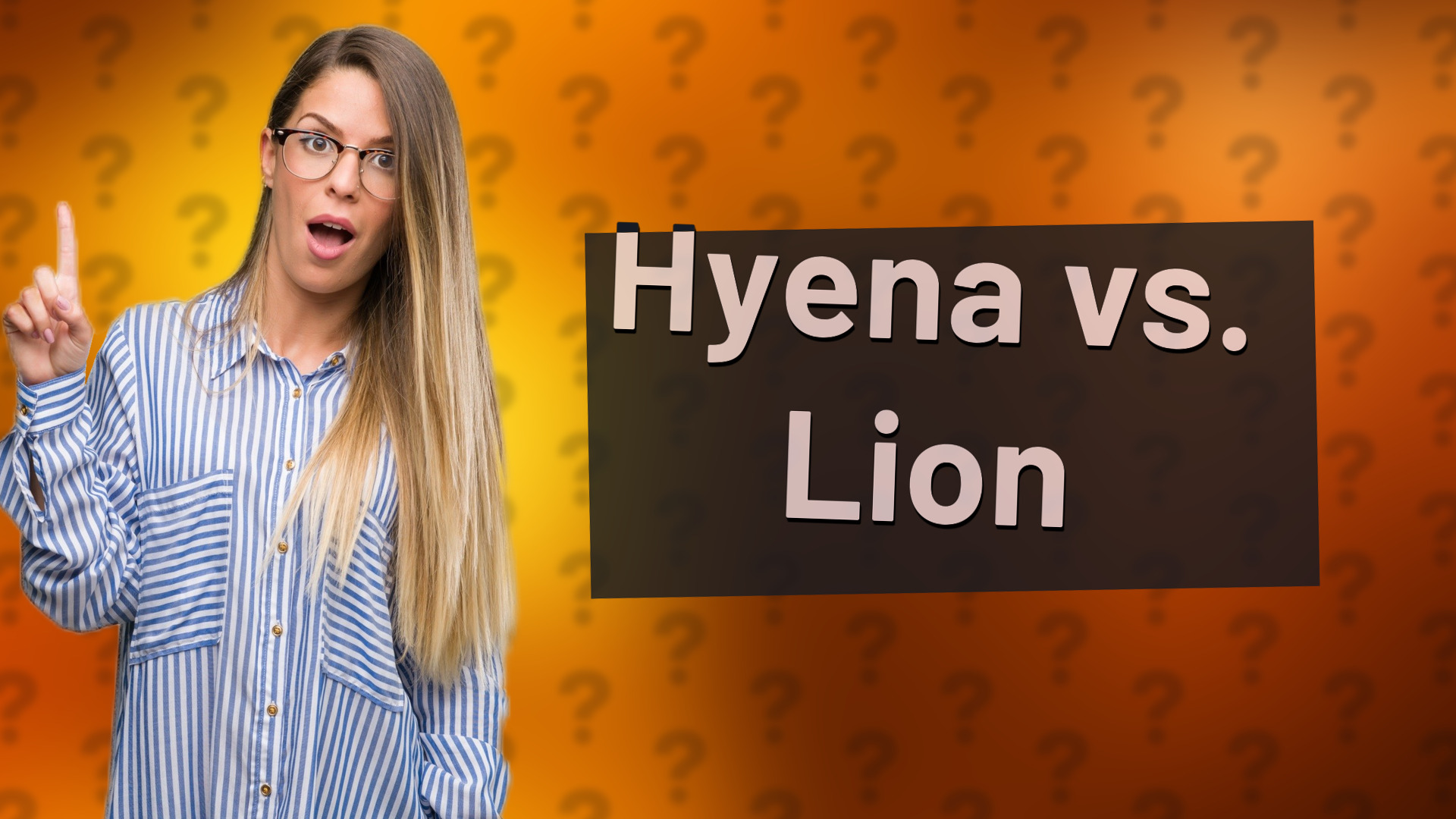 Hyena vs. Lion