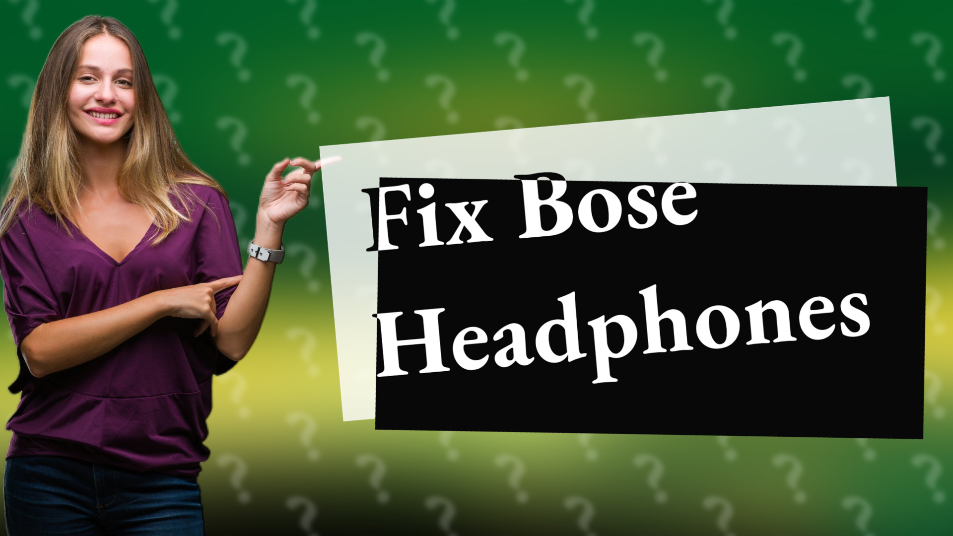 Fix Bose Headphones