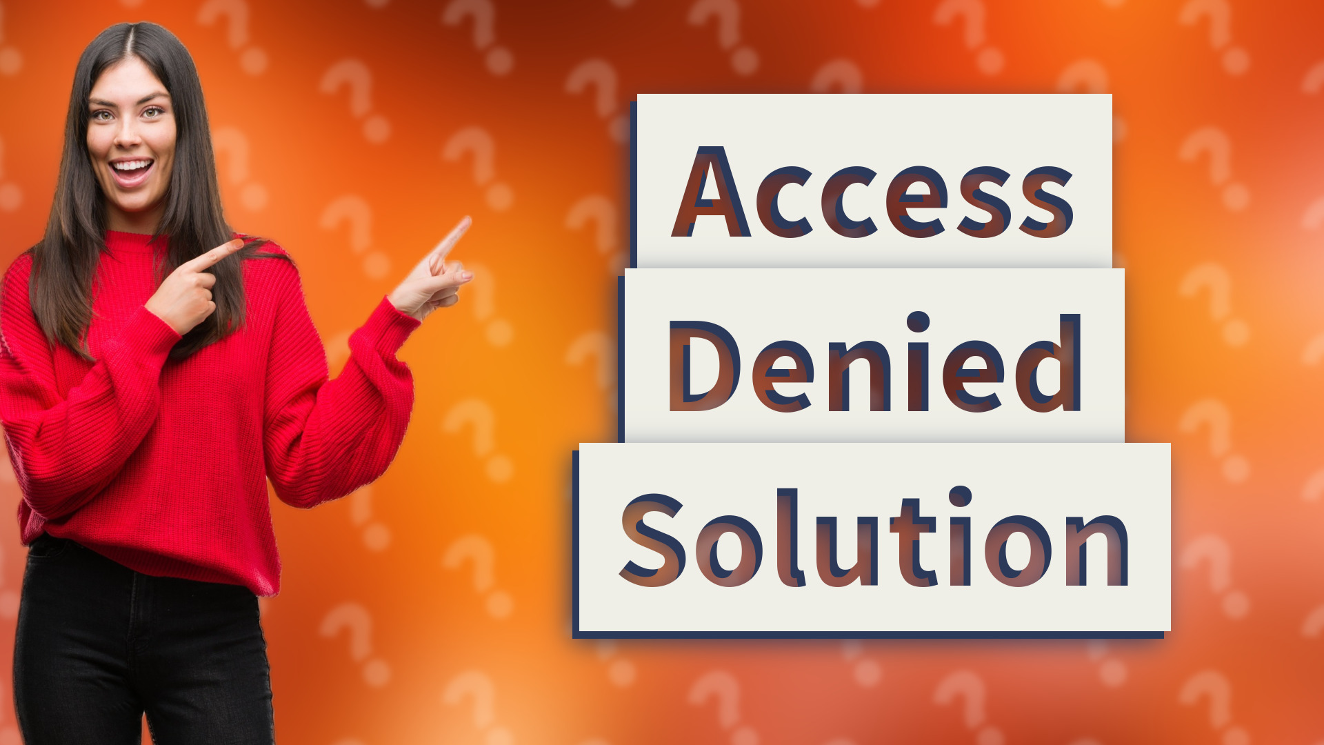 Access Denied Solution