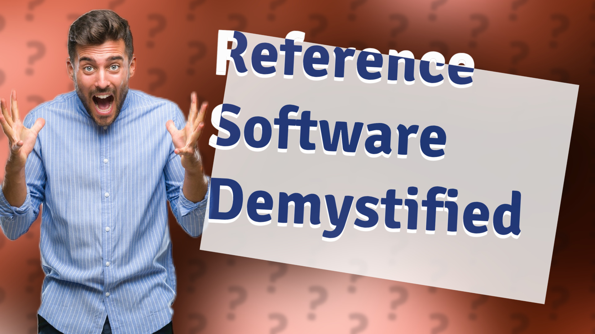 Reference Software Demystified
