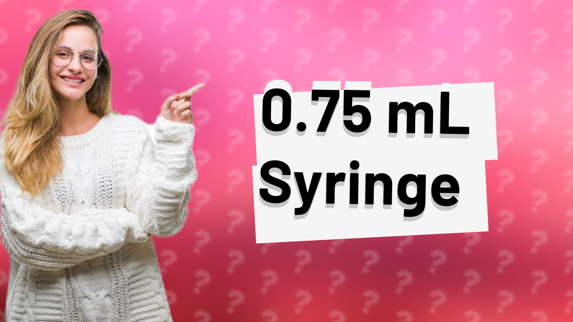 0.75 mL Syringe