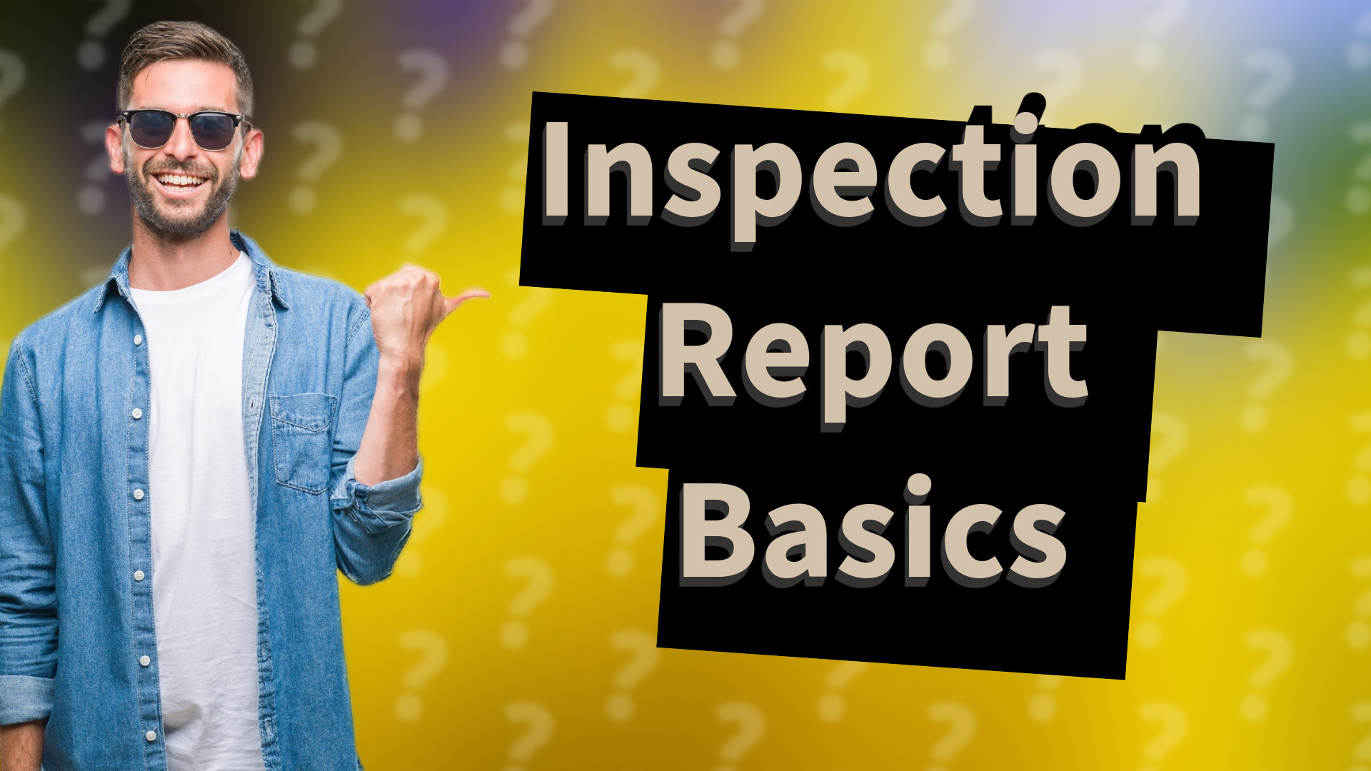 Inspection Report Basics