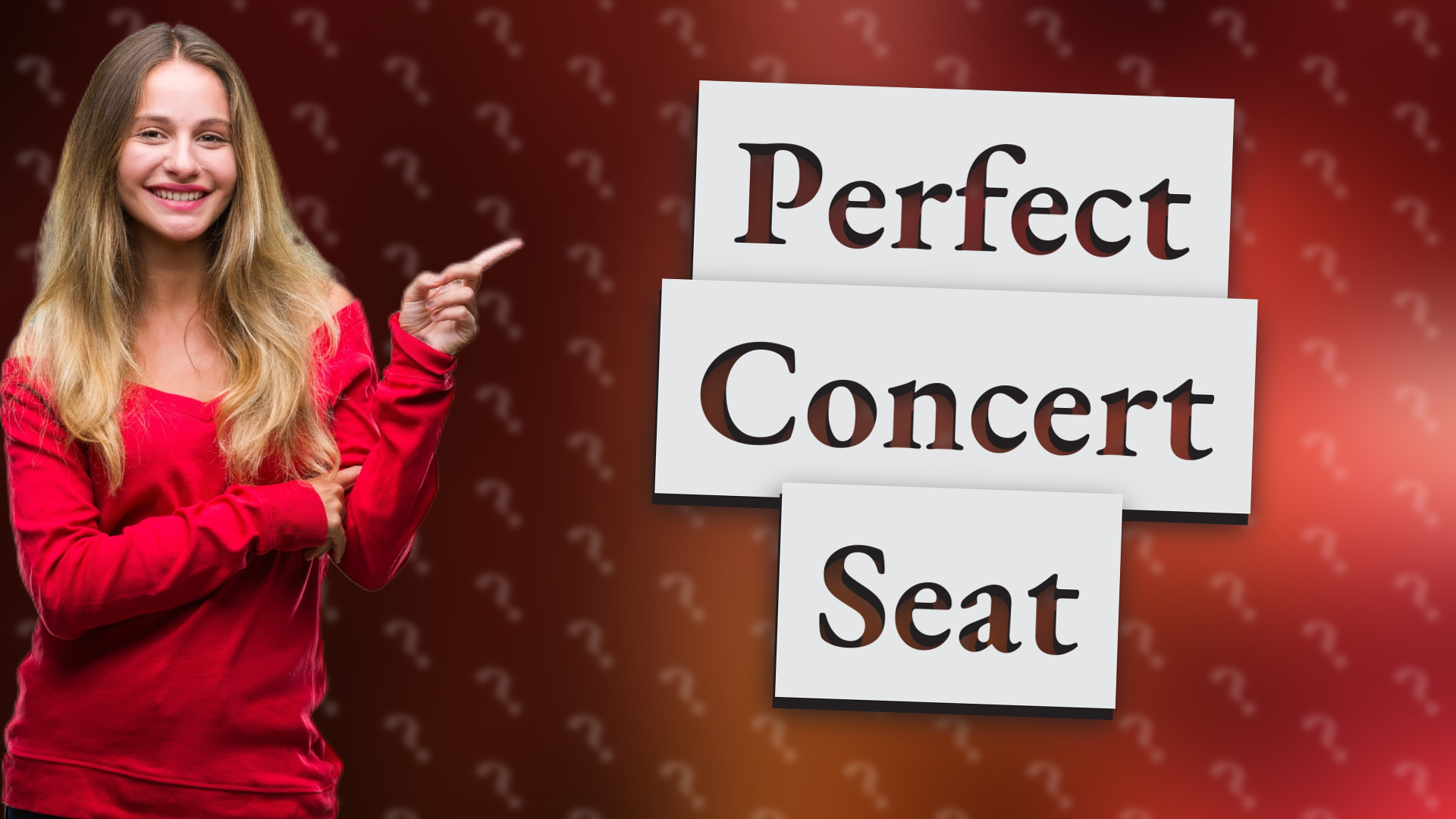 Perfect Concert Seat