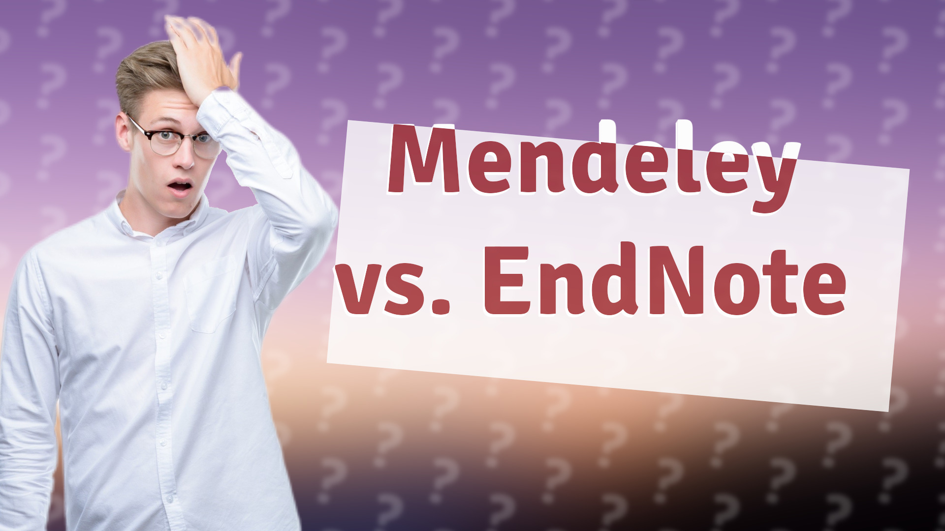 Mendeley vs. EndNote