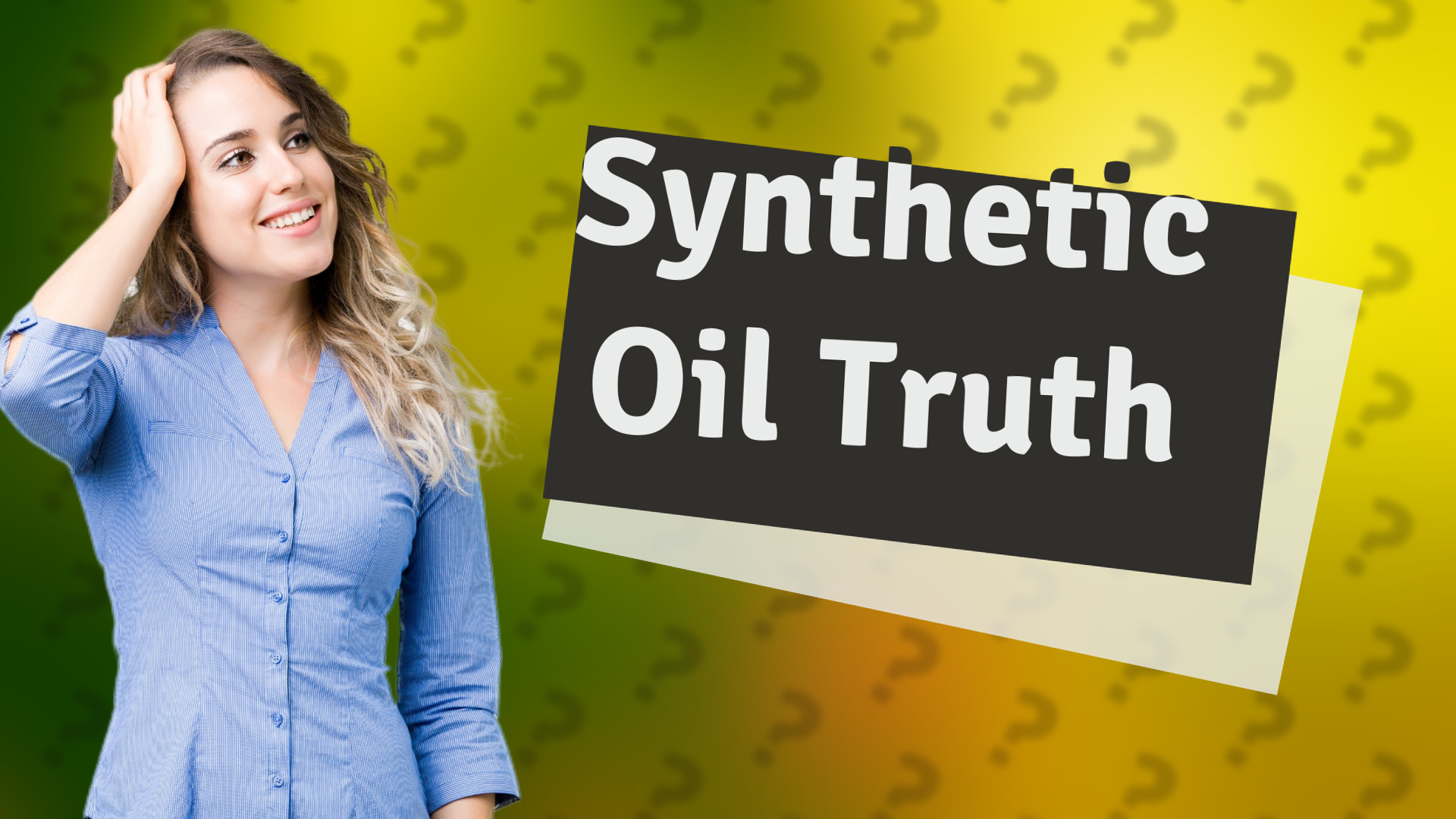 Synthetic Oil Truth