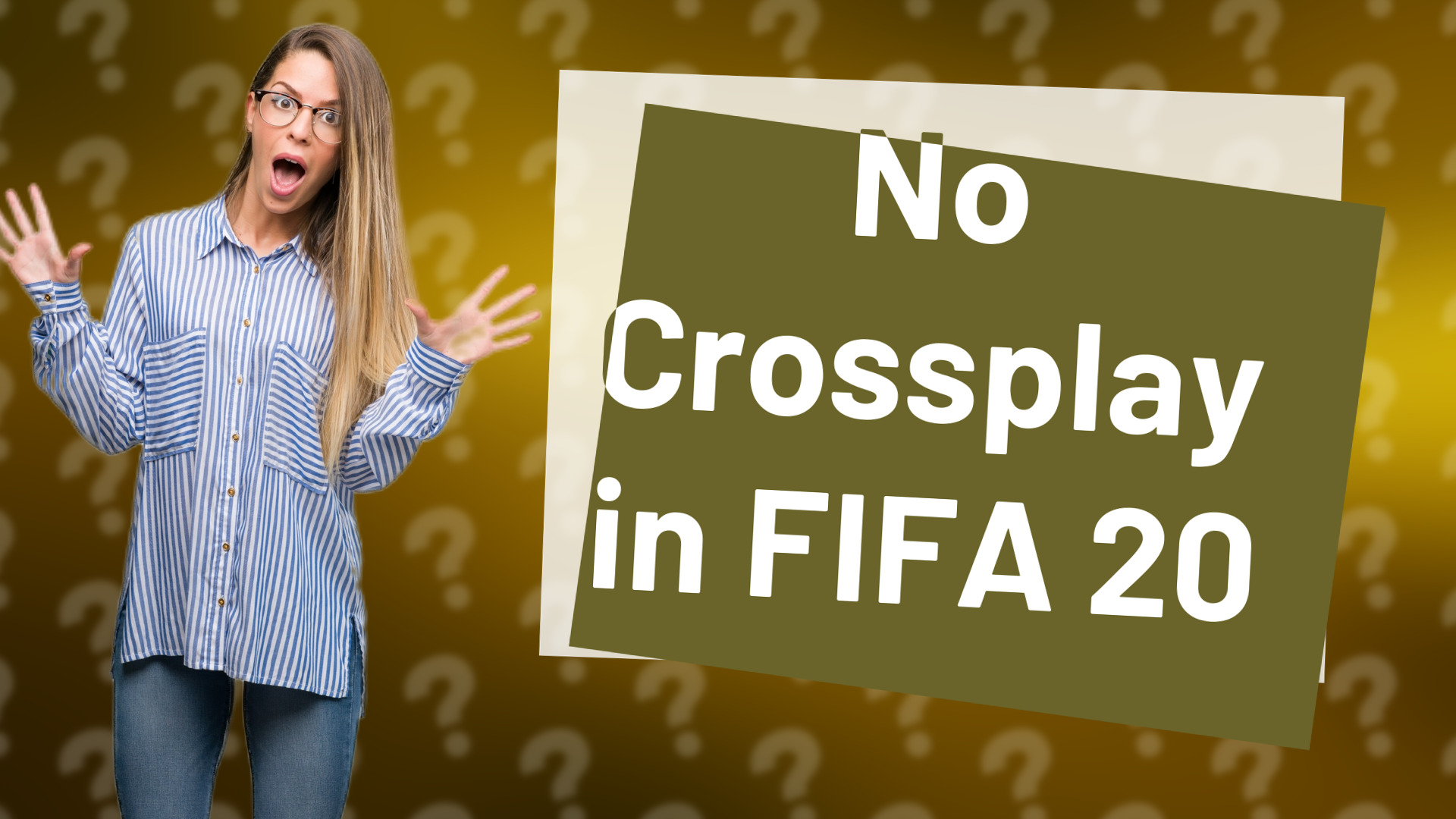 No Crossplay in FIFA 20