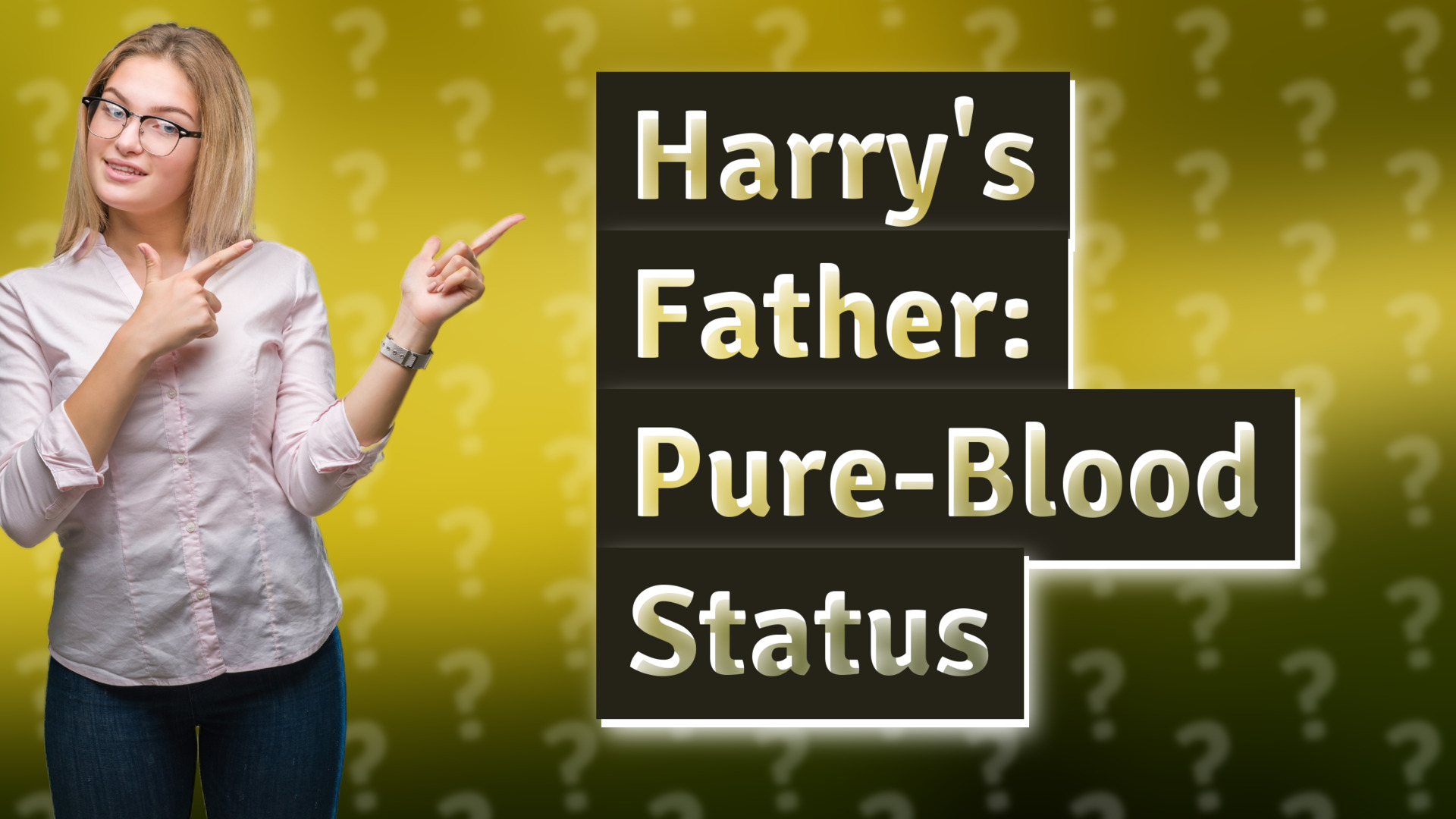 Harry's Father: Pure-Blood Status