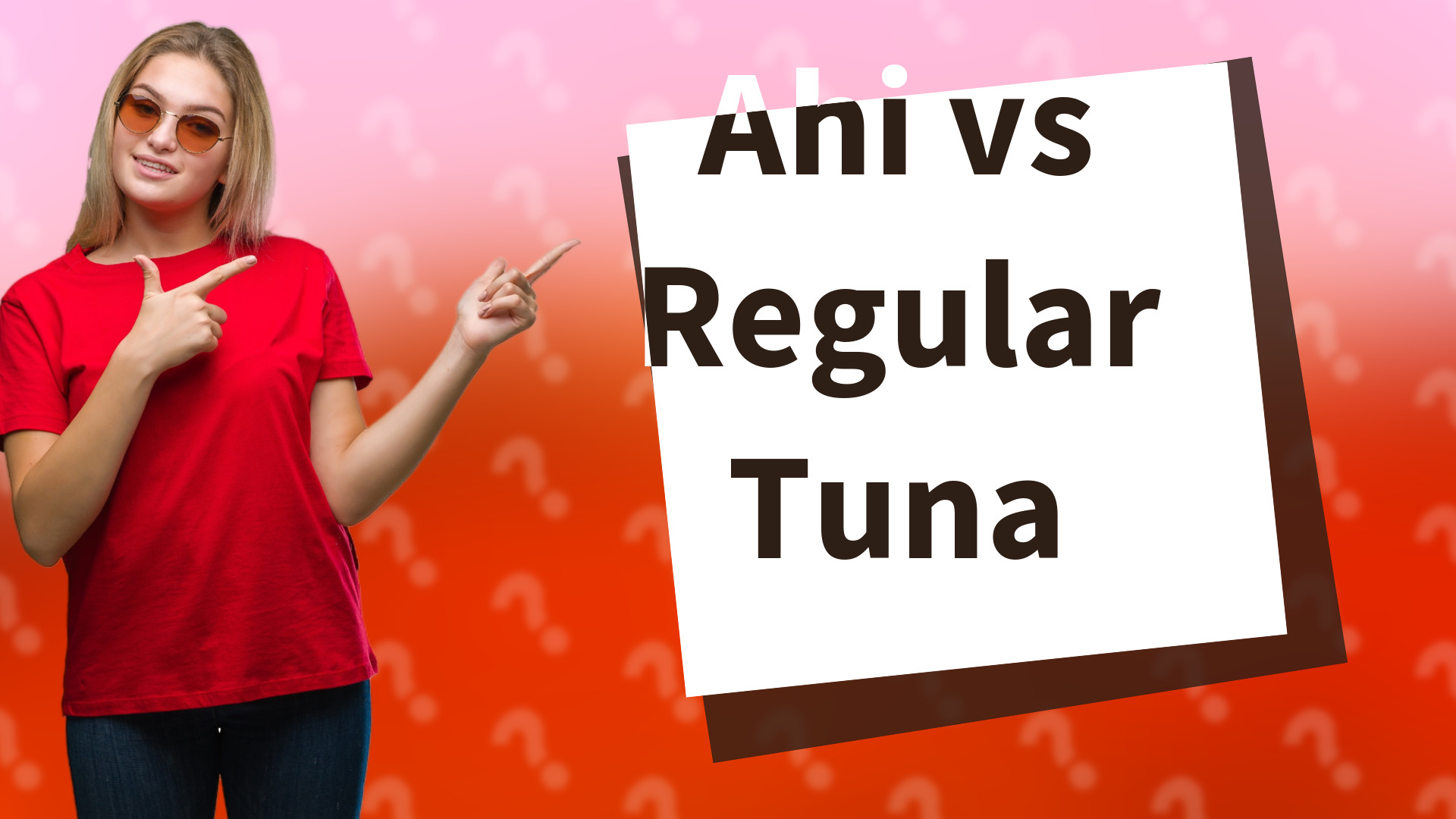 Ahi vs Regular Tuna