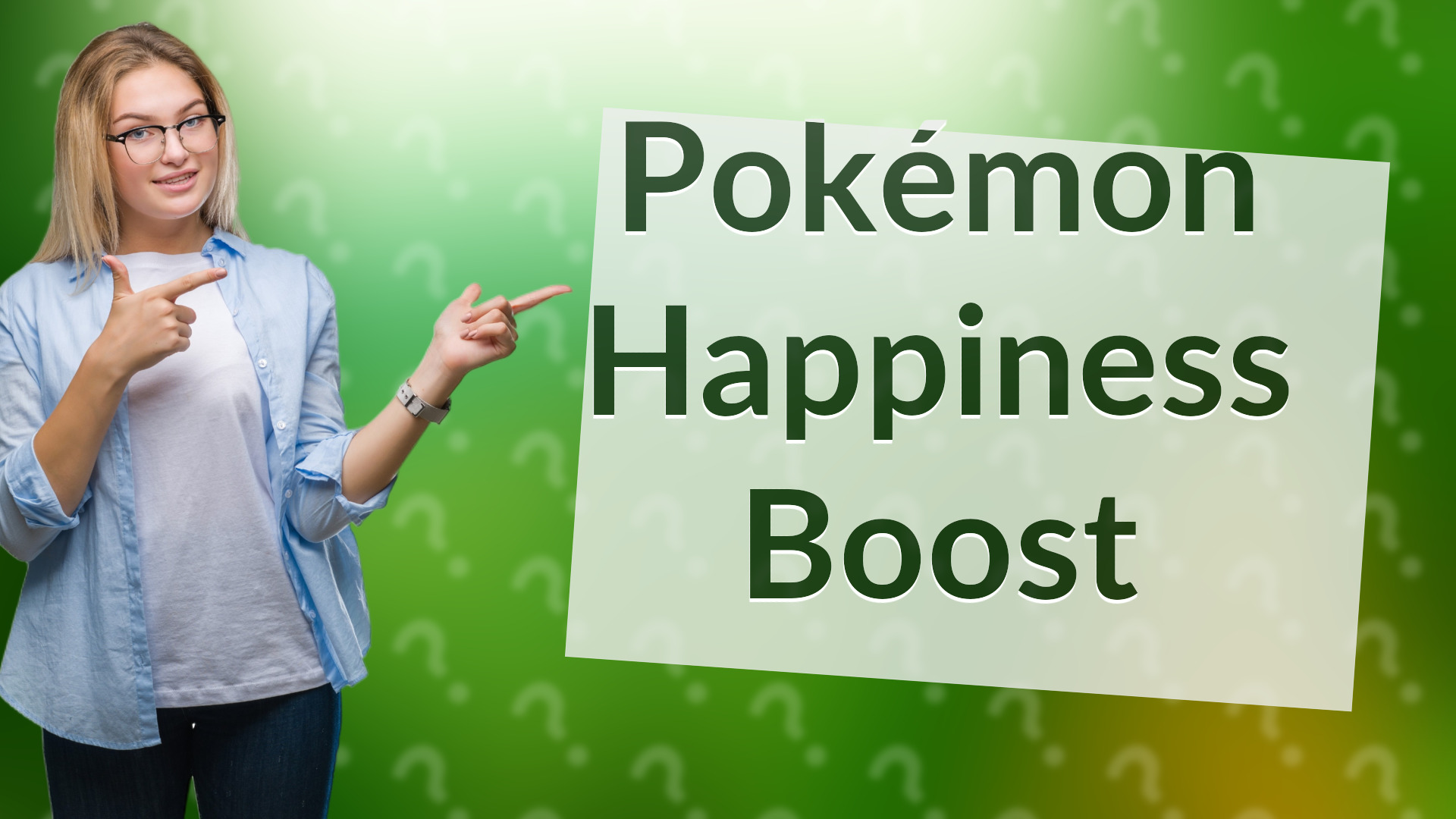Pokémon Happiness Boost