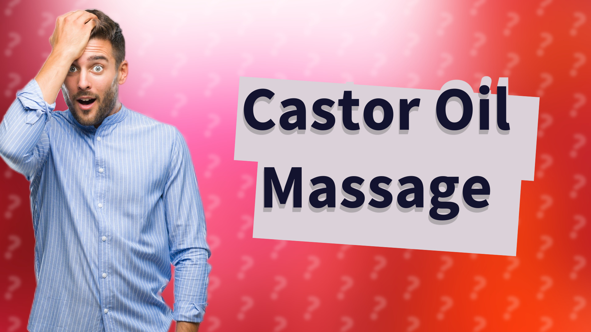 Castor Oil Massage
