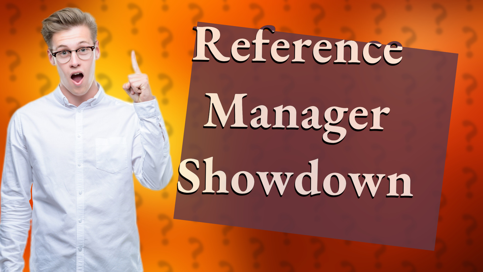 Reference Manager Showdown