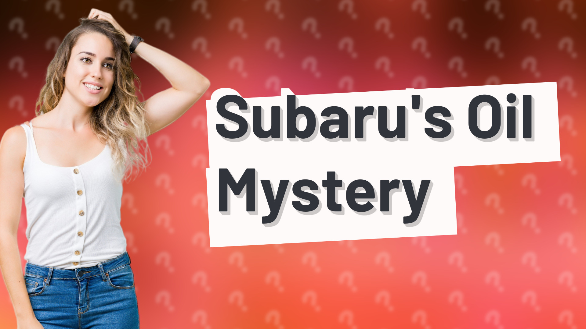 Subaru's Oil Mystery