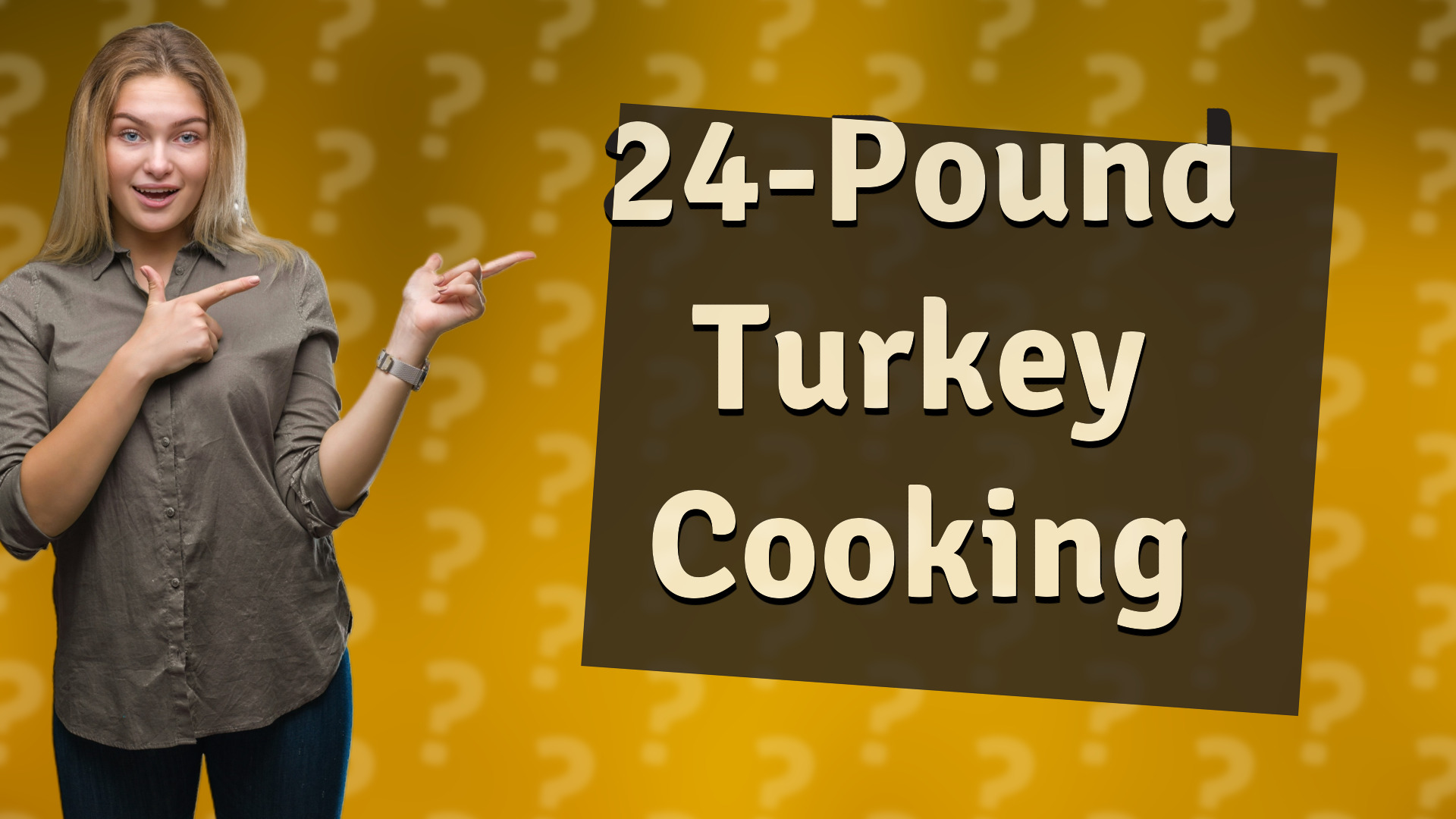 24-Pound Turkey Cooking