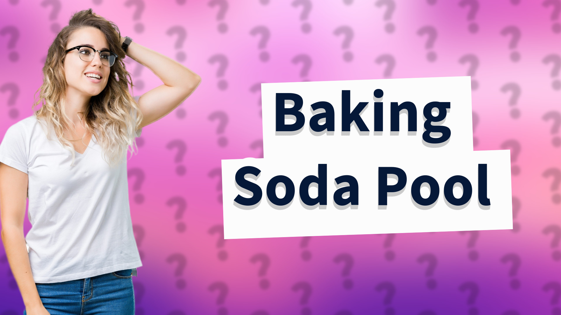 Baking Soda Pool