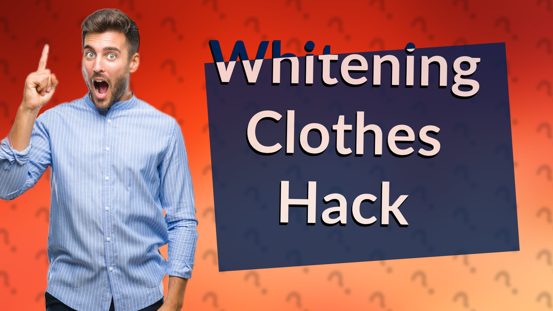 Whitening Clothes Hack