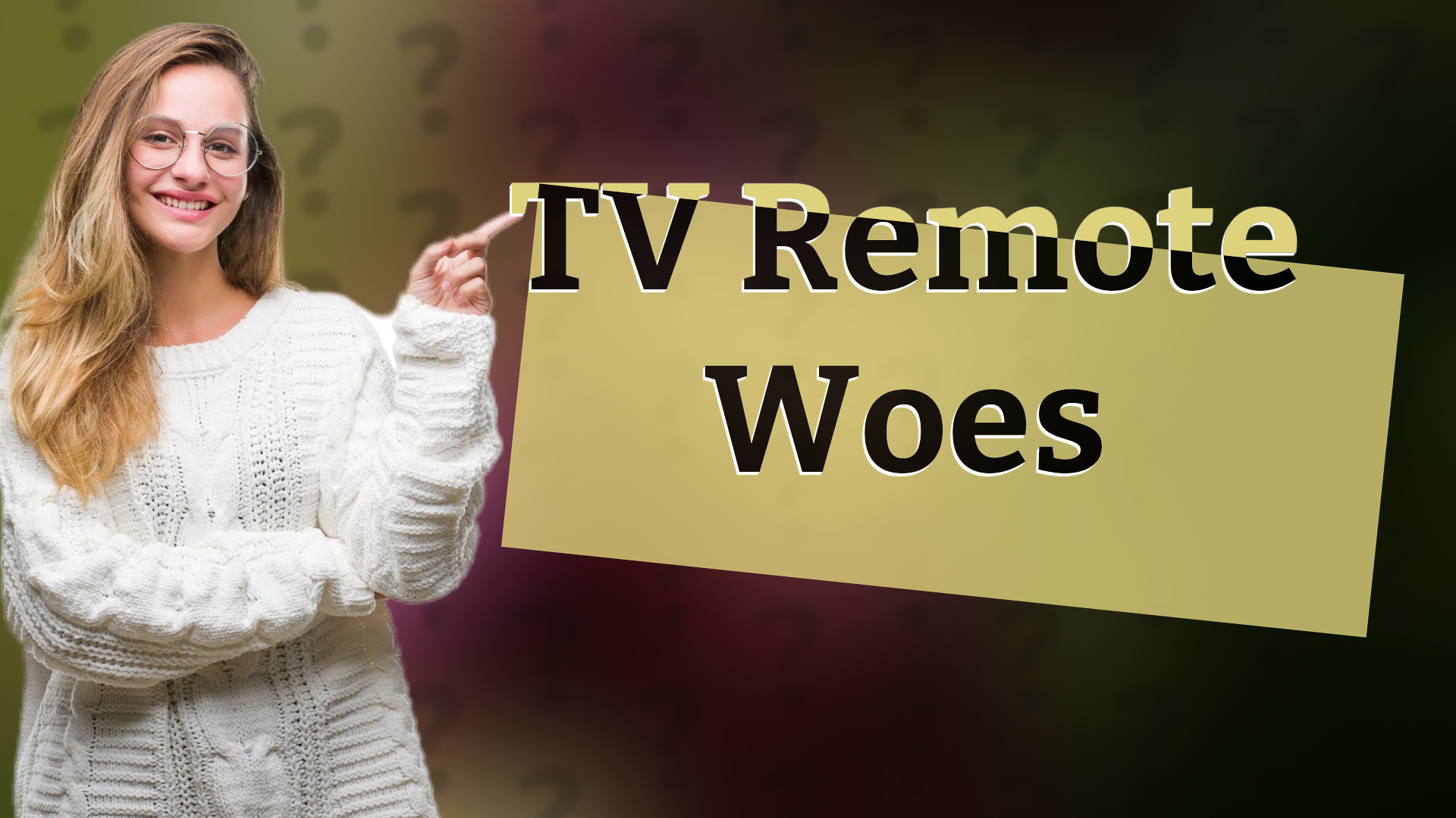TV Remote Woes